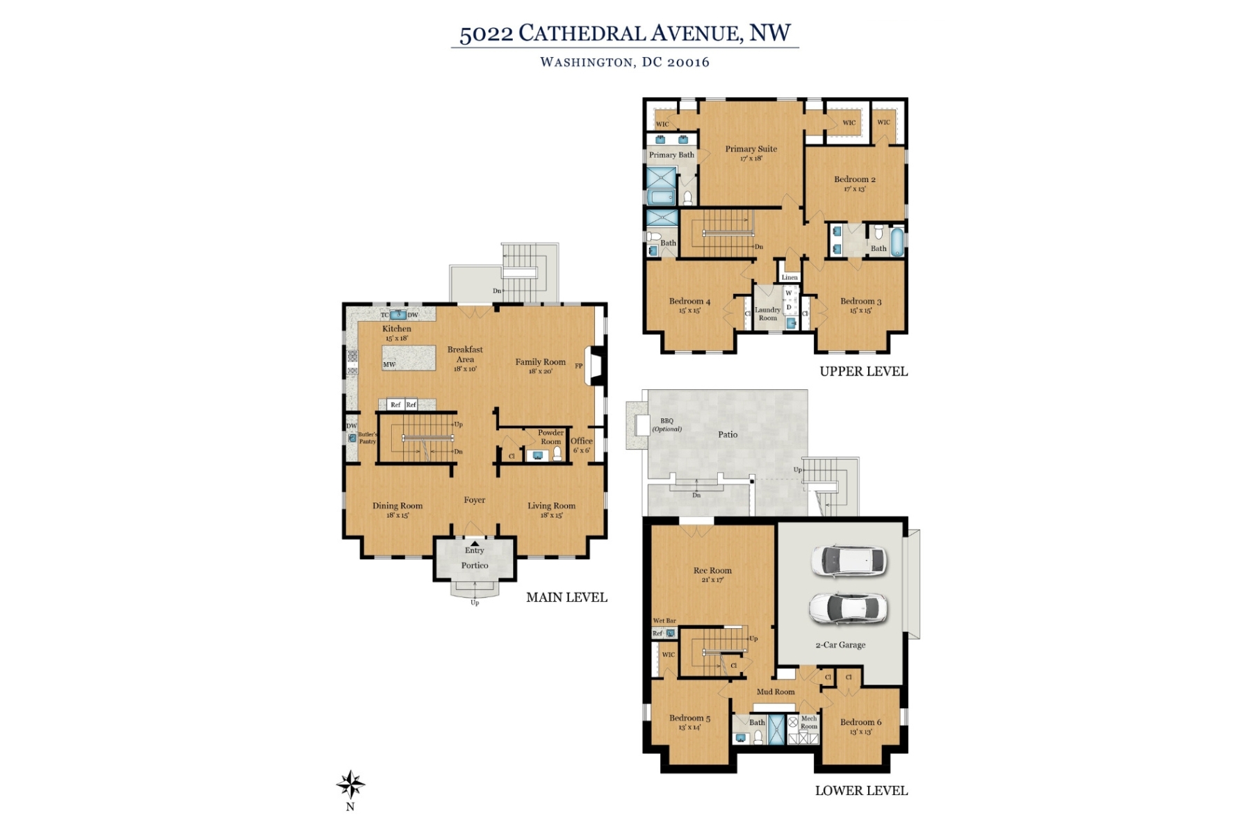  5022 Cathedral Avenue NW, Washington, DC, 20016 - 物件實景