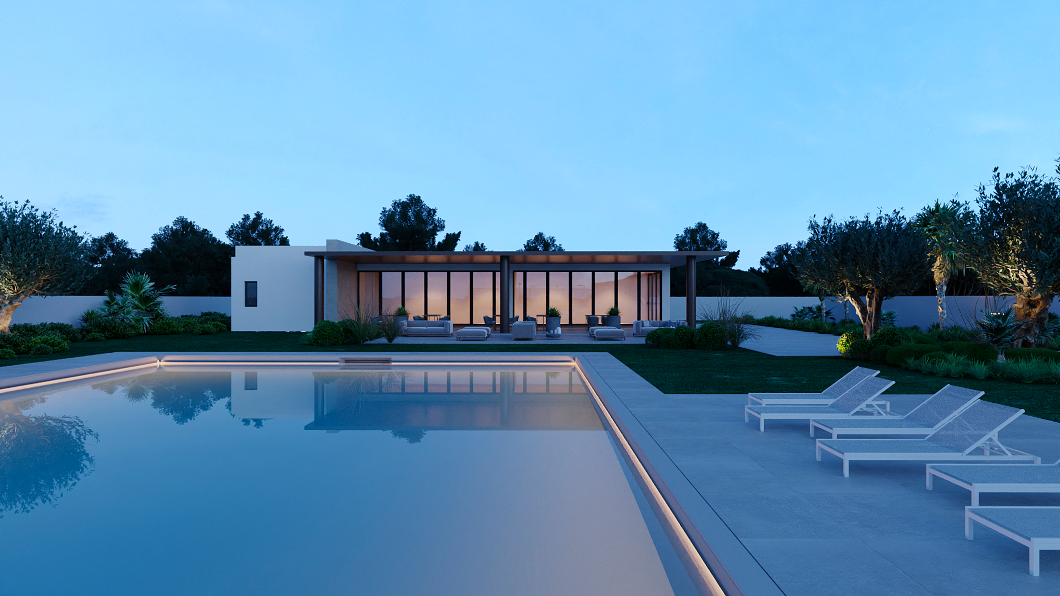  4-bedroom villa with pool in San Carlos - 物件實景