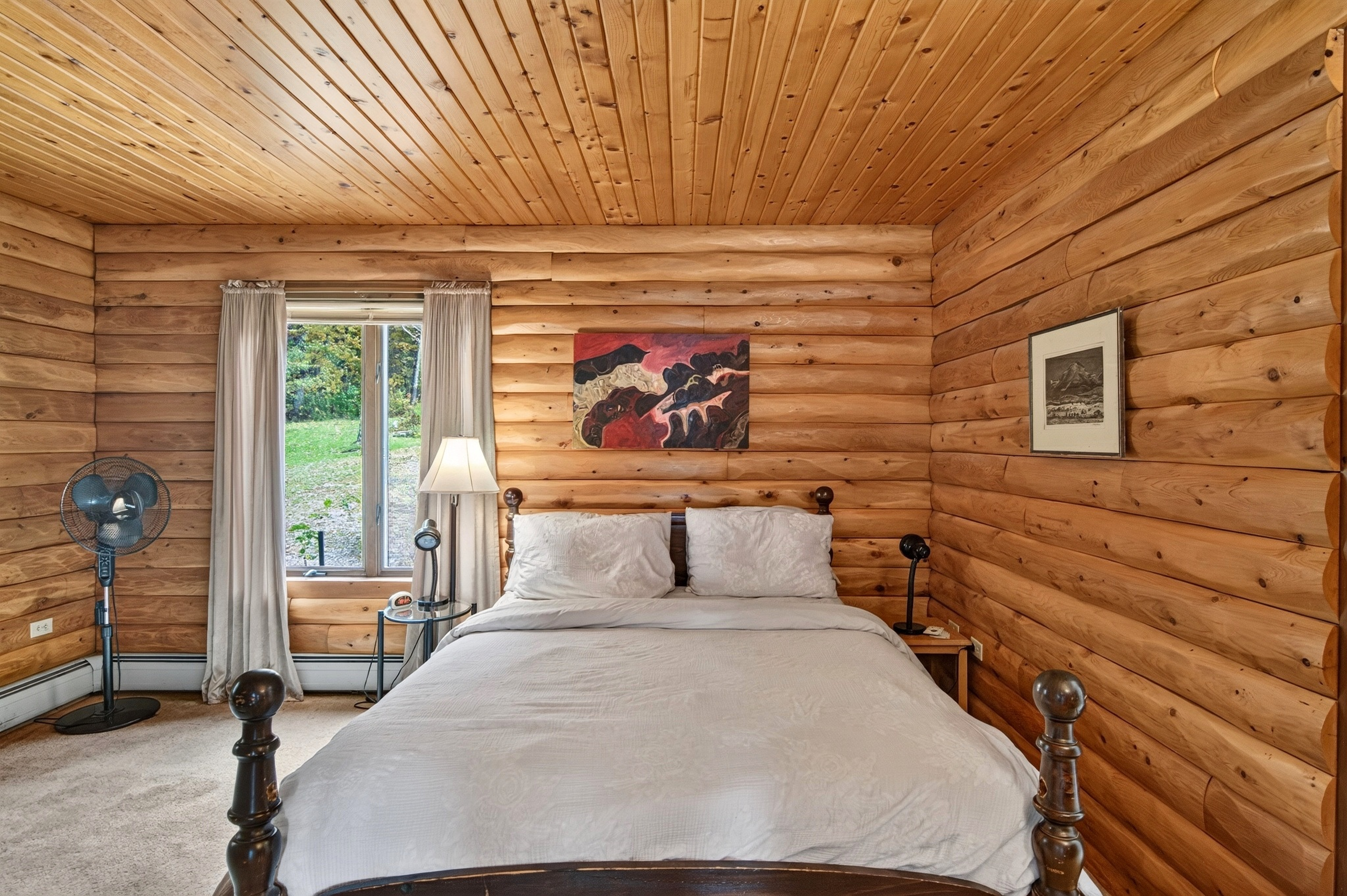  10-Acre Log Contemporary Near Jacob