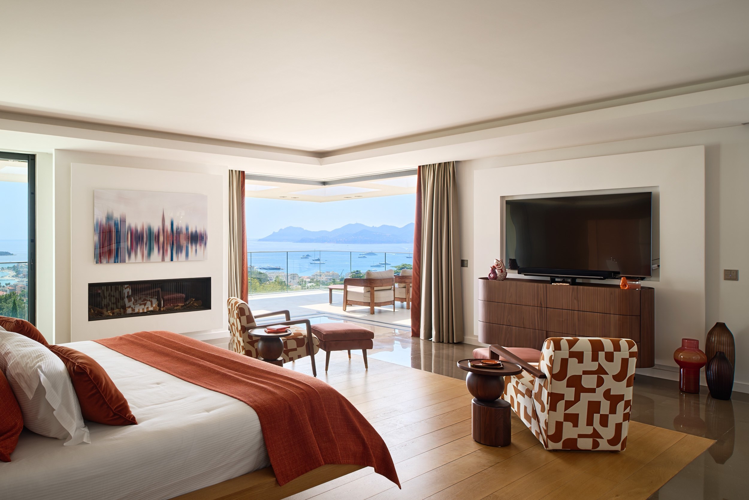  Contemporary luxury estate with panoramic sea views in Cannes Californie - 物件實景