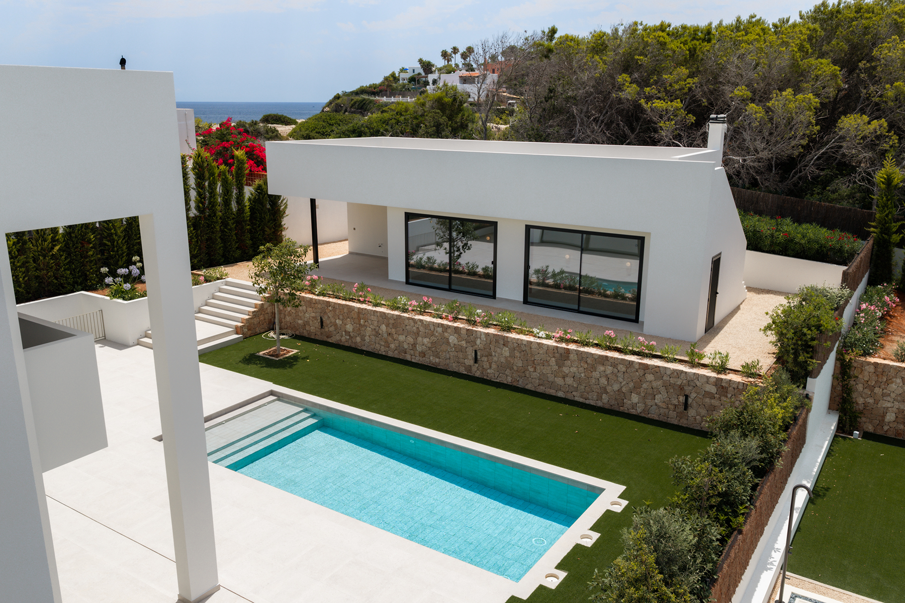  Villa with 7 brand new rooms in Santa Eulalia, Ibiza - 物件實景