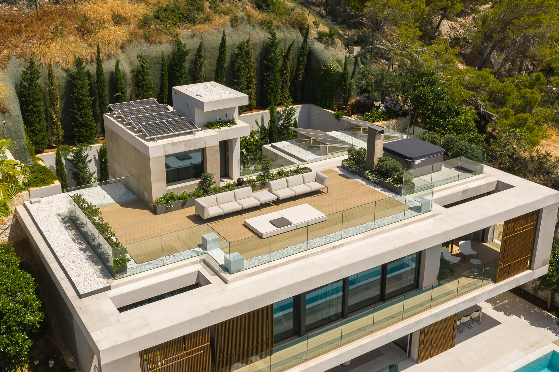  Newly built villa with sea views in Port d