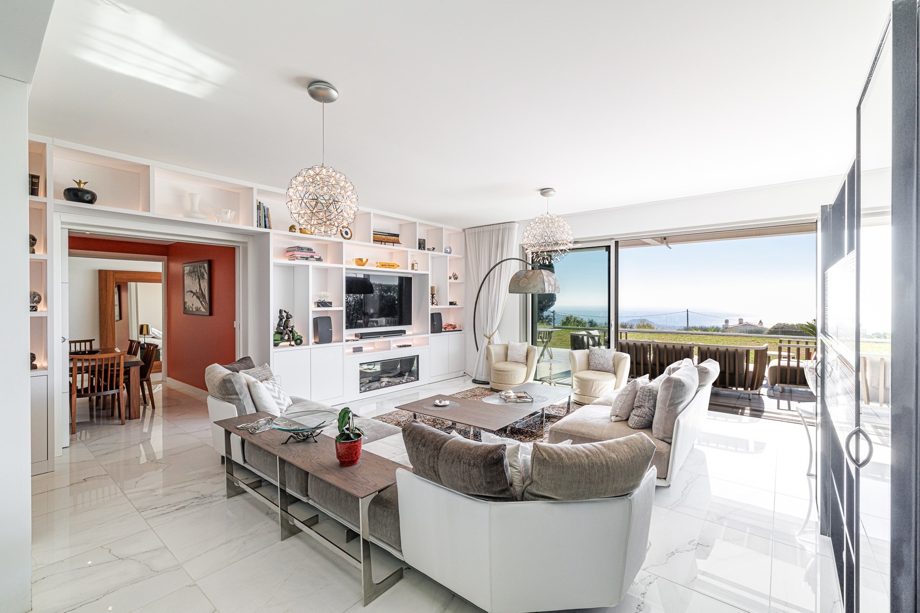  Luxury villa apartment for sale in Nice Gairaut, sea view, garden and infinity … - 物件實景