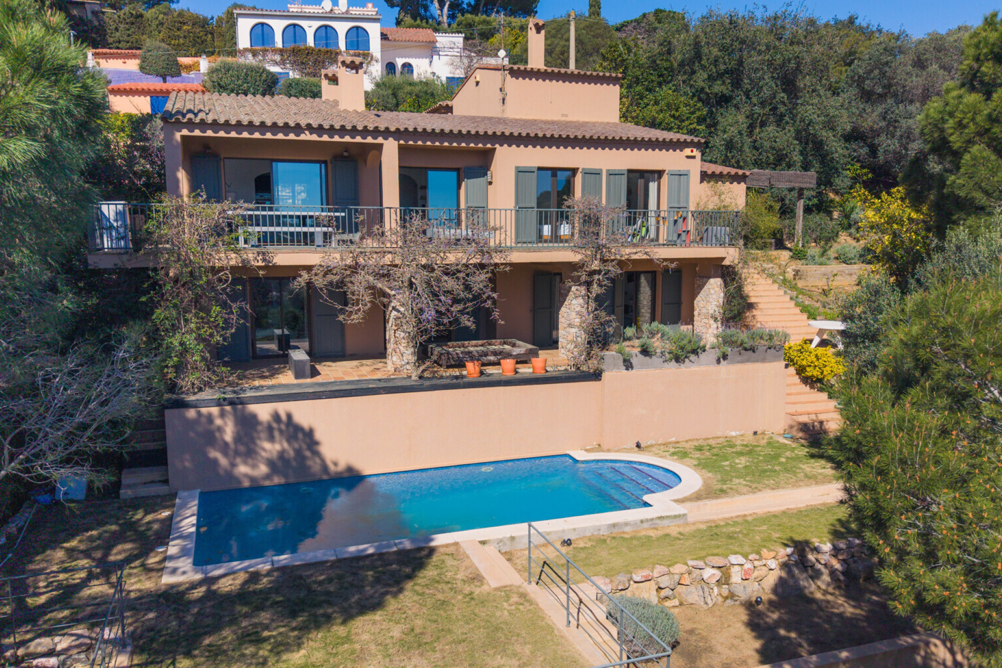  Mediterranean house with sea views walking distance to Sa Riera - 物件實景