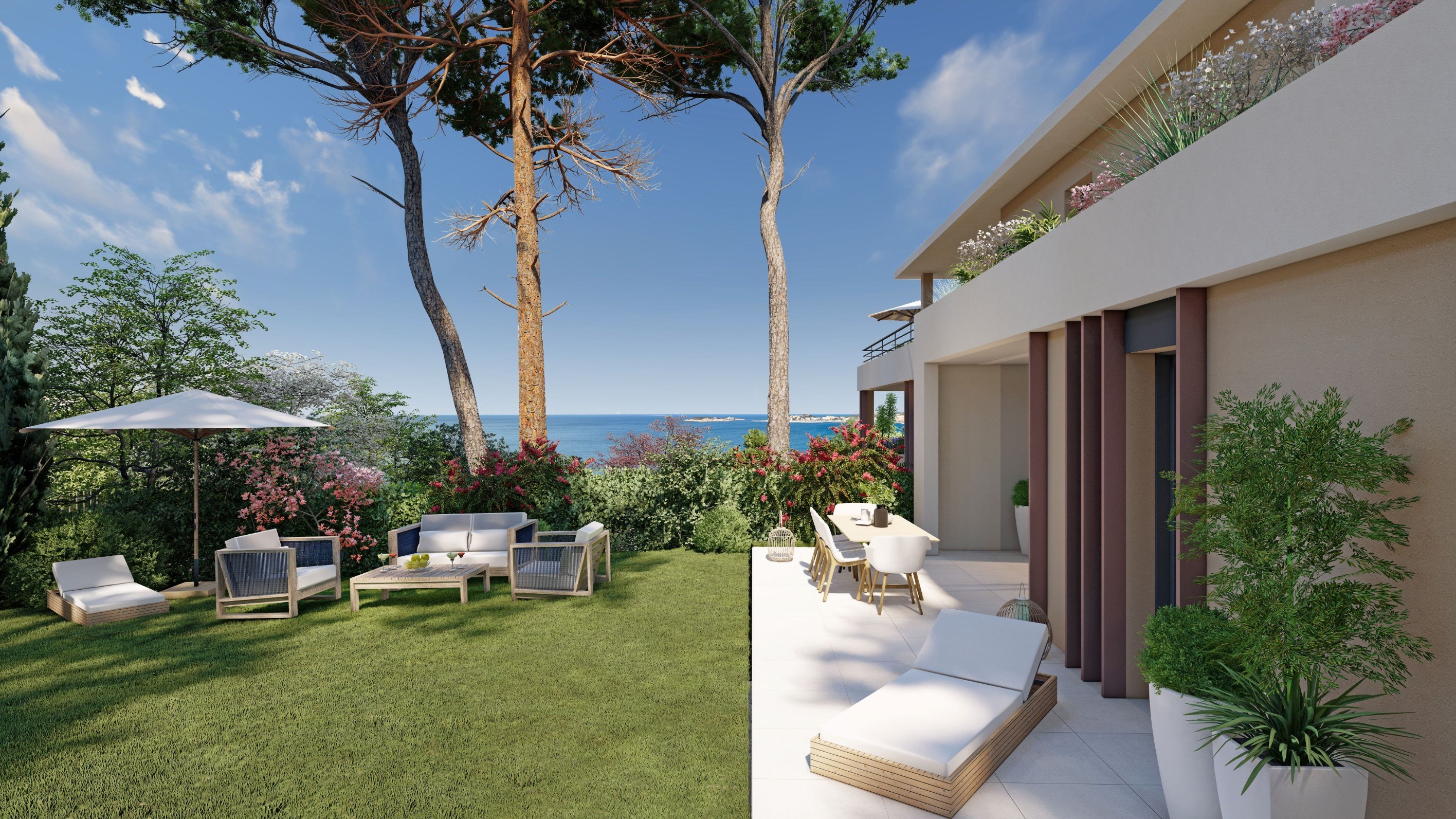  Sanary-sur-Mer – 3-Bedroom Apartment with Garden and Sea View - 物件實景