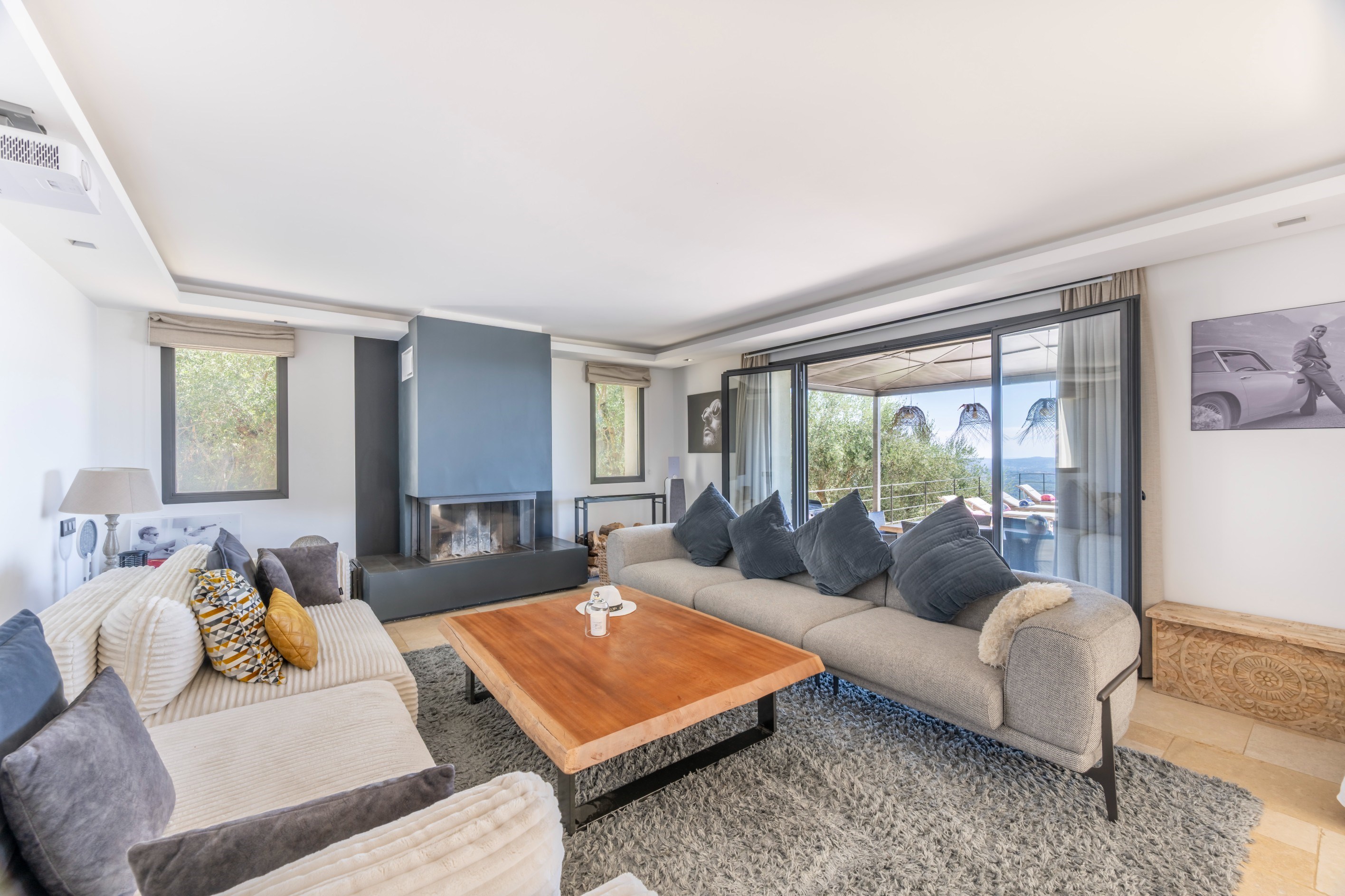  Le Tignet, renovated villa for sale with panoramic sea views, infinity pool and… - 物件實景