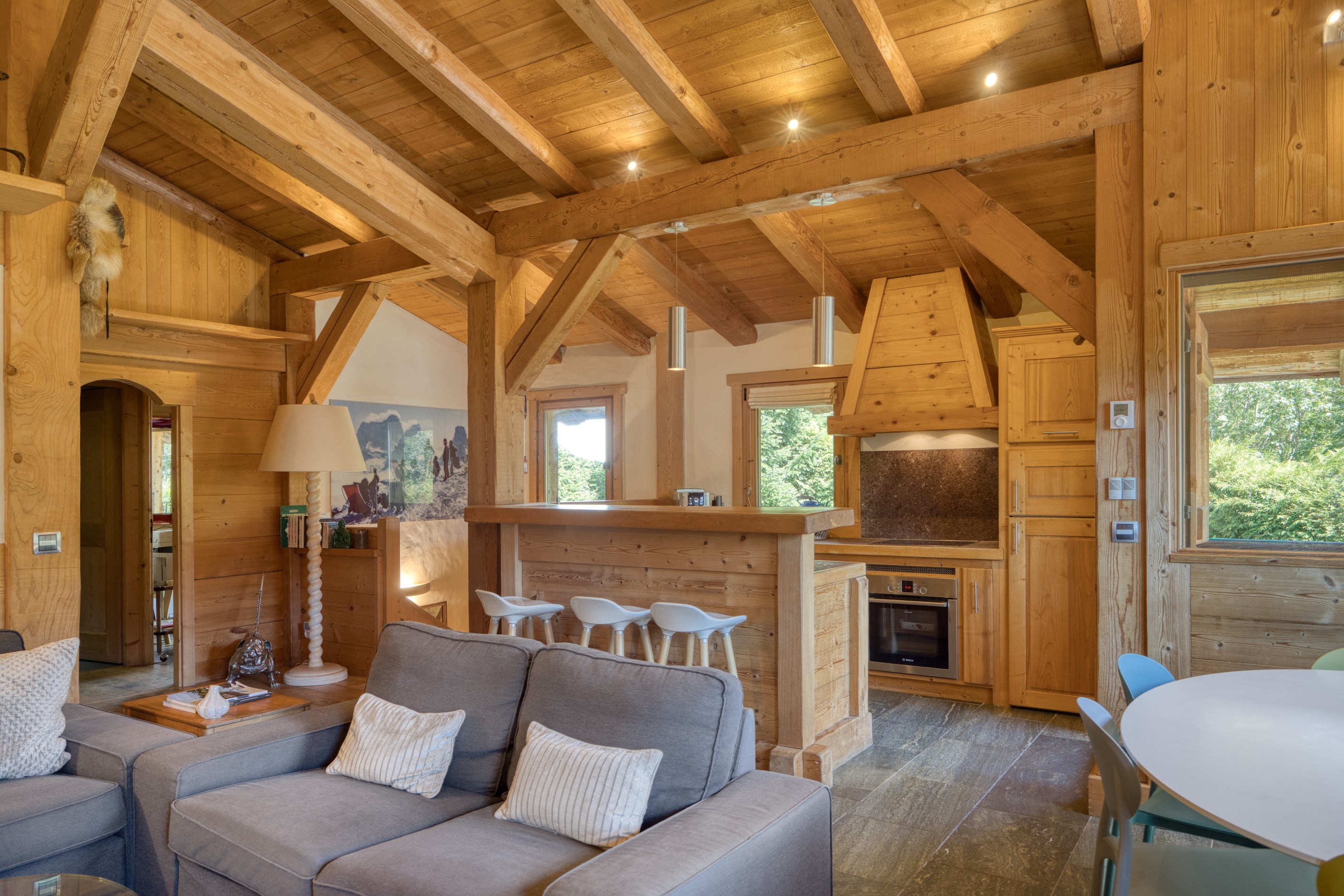  Chalet Louve in Megève — Rochebrune Views and South-Facing Aspect - 物件實景