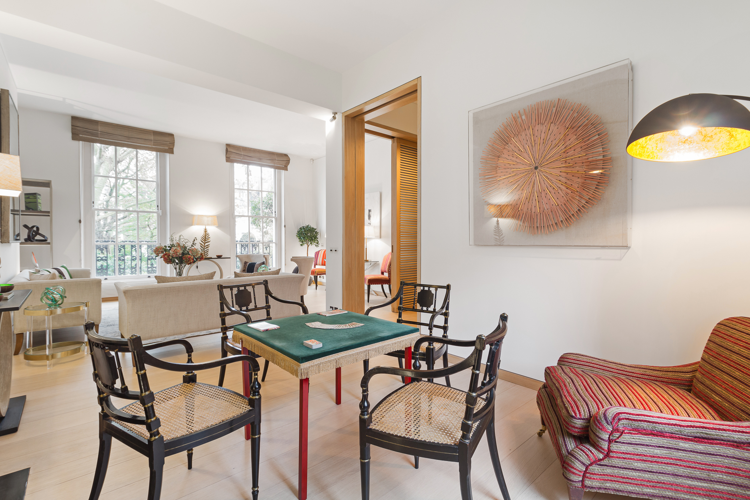  Grade II-Listed Townhouse on Montpelier Square with Terrace and Garden Views - 物件實景