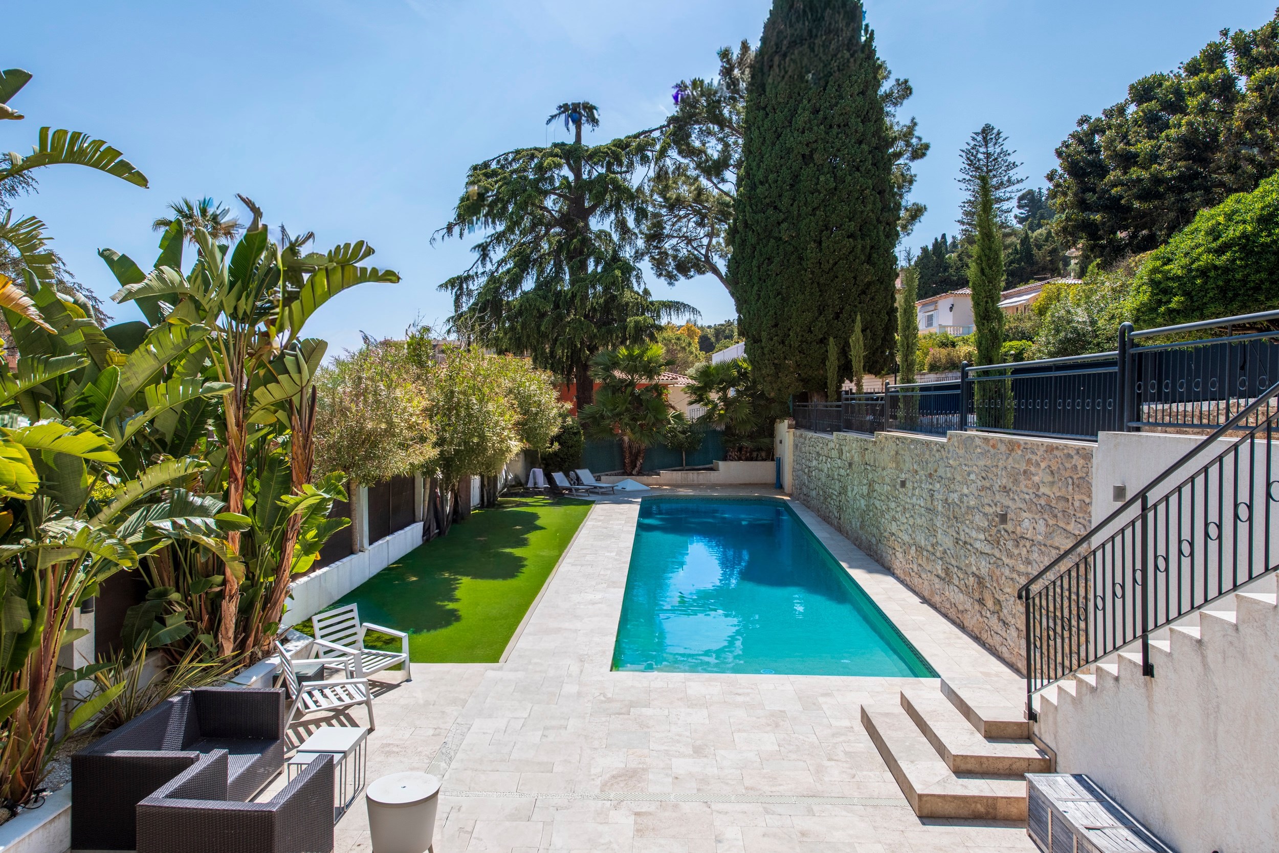 Beaulieu-sur-Mer Belle Époque villa with garden, 20 metre pool and sea glimpse … - 物件實景