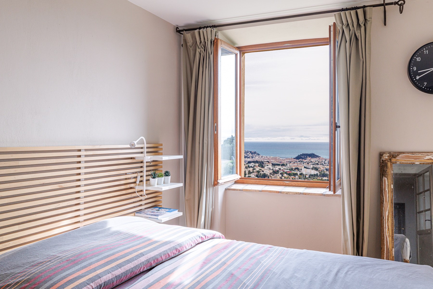  Renovated niçoise bastide with pool for sale in Gairaut, Nice: panoramic sea vi… - 物件實景