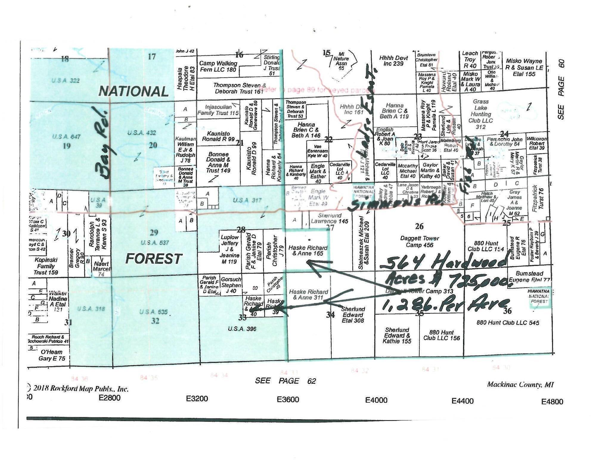 3625 E Simmons Rd RD, Hessel, Michigan, 49745, United States, ,Land,For Sale,3625 E Simmons Rd RD,1619252