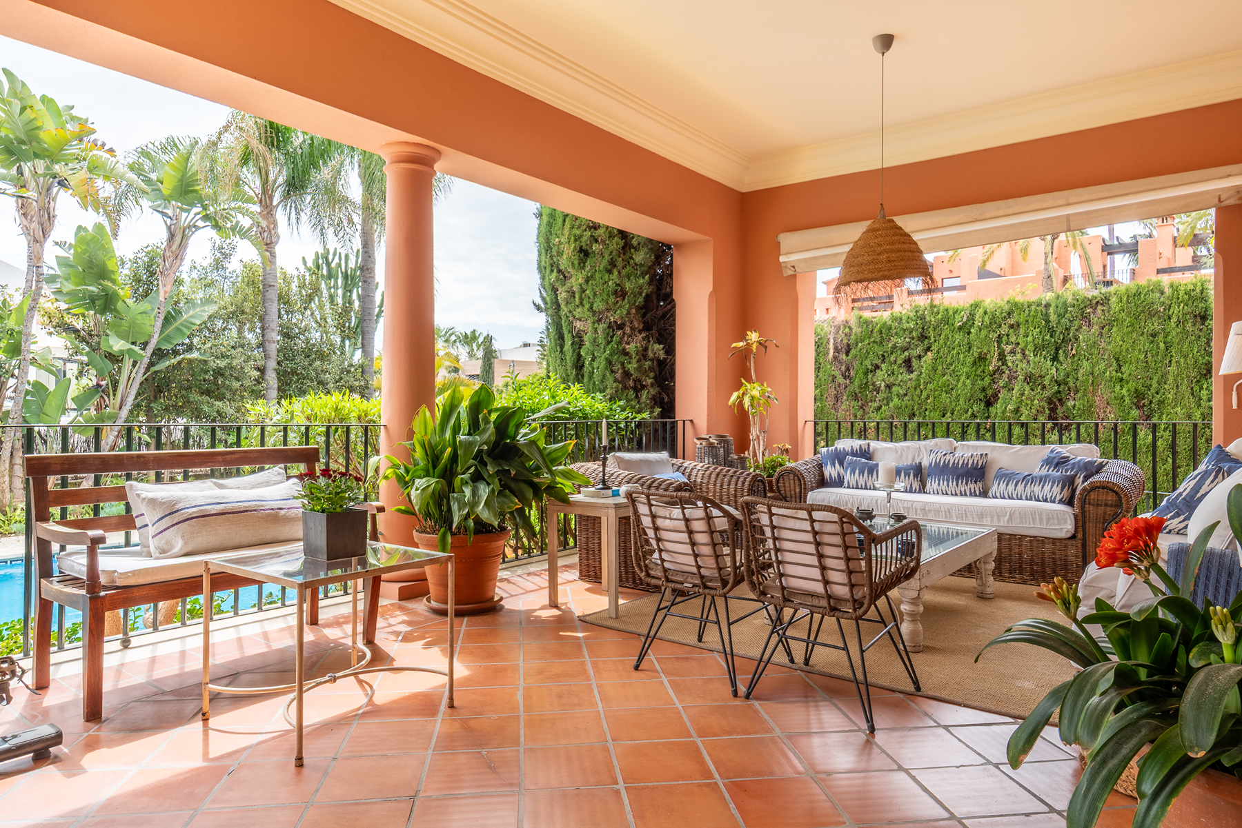  Charming Andalusian-style villa in Altos de Puente Romano, Golden Mile - 物件實景