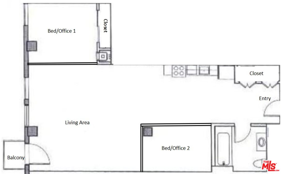 Los Angeles, California, 90014, United States, 1 Bedroom Bedrooms, ,1 BathroomBathrooms,Residential,For Sale,1777203