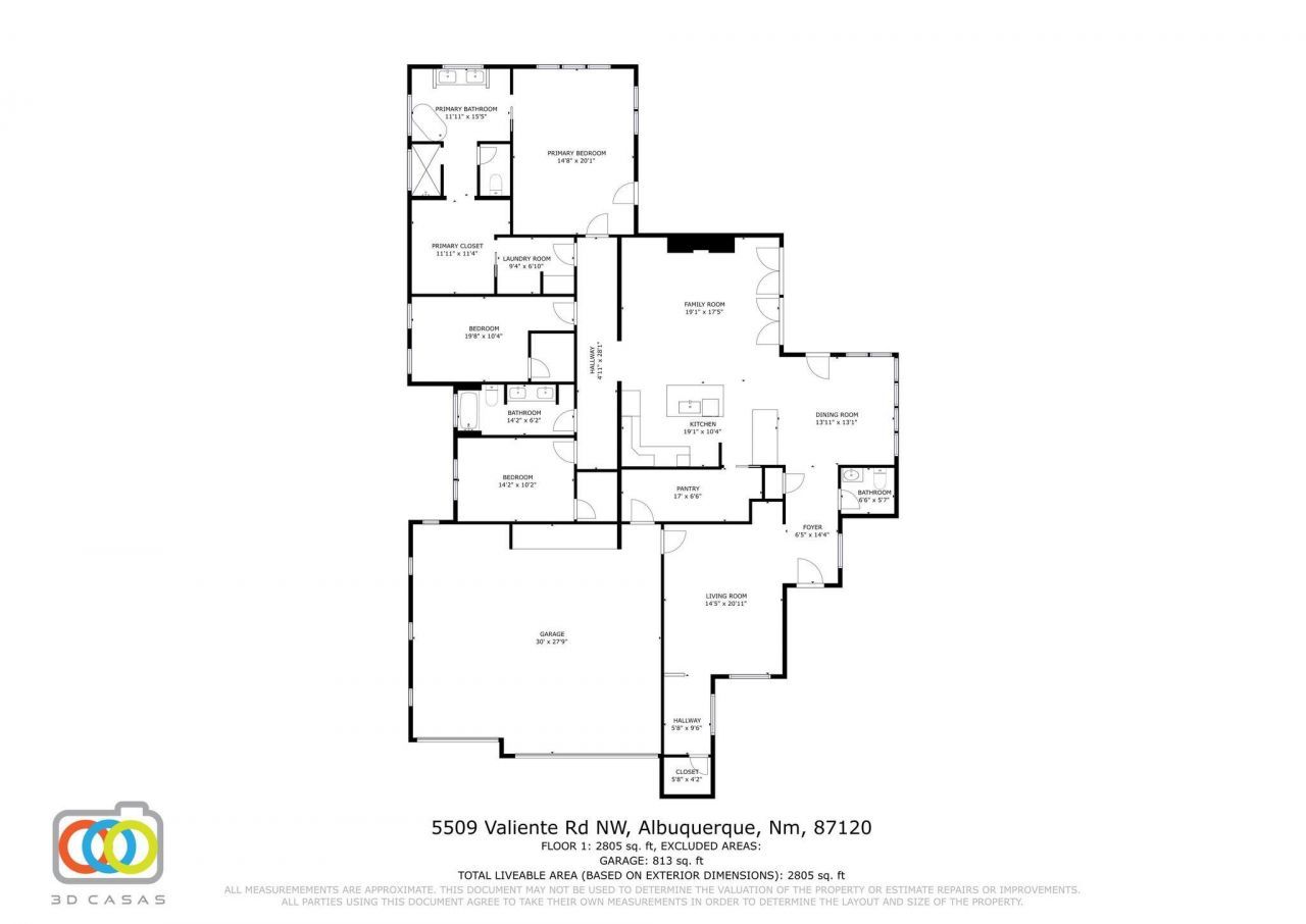 Albuquerque, New Mexico, 87120, United States, 3 Bedrooms Bedrooms, ,3 BathroomsBathrooms,Residential,For Sale,1876398