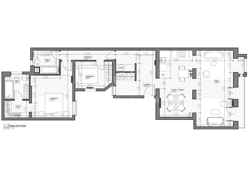Madrid, Comunidad de Madrid, ES, 3 Bedrooms Bedrooms, ,2 BathroomsBathrooms,Residential,For Sale,1987626