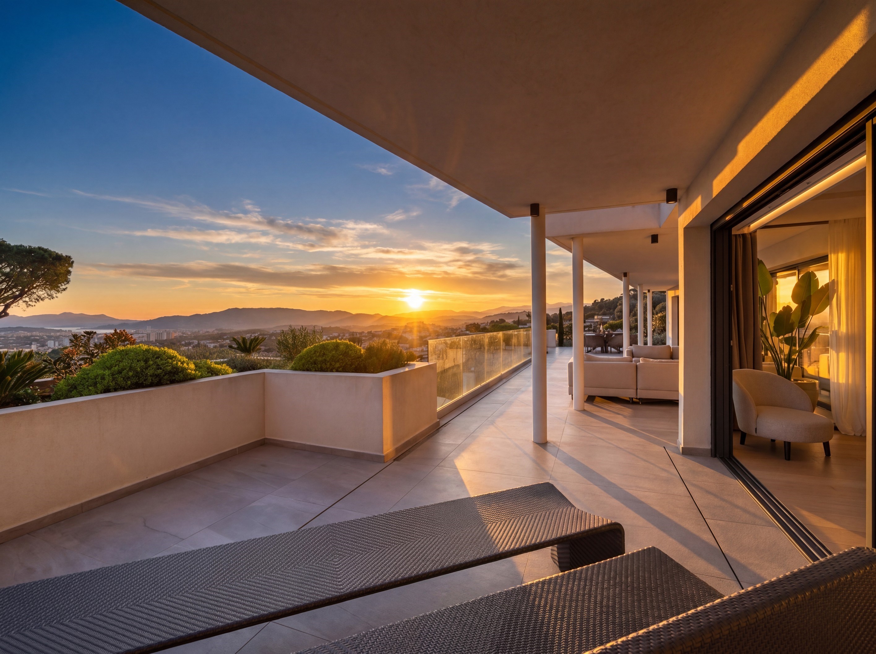  Contemporary villa with panoramic sea views in Le Cannet Victoria near Cannes - 物件實景