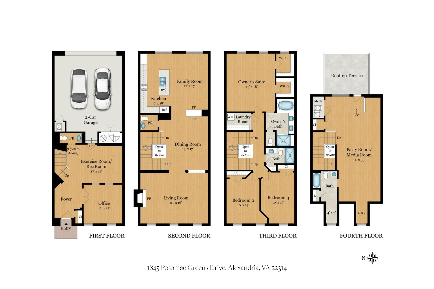  1845 Potomac Greens Drive, Alexandria, VA, 22314 - 物件實景