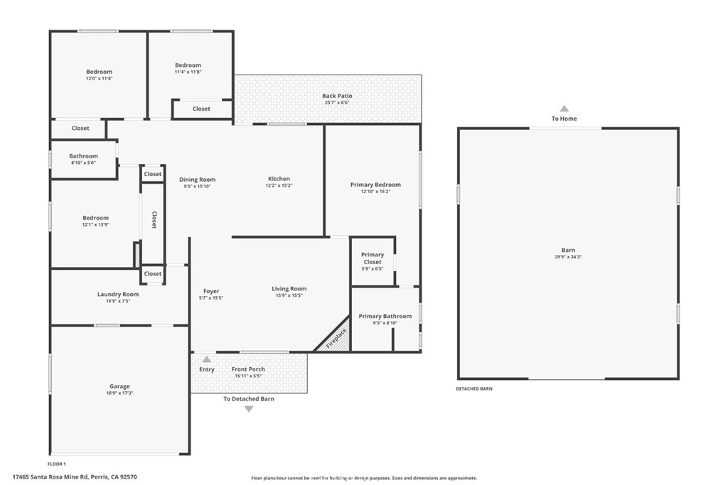 Perris, California, 92570, United States, 4 Bedrooms Bedrooms, ,2 BathroomsBathrooms,Residential,For Sale,2009057