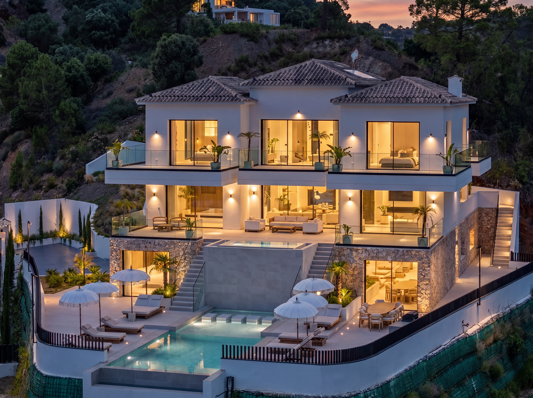  Contemporary villa with panoramic views in Montemayor, Benahavis - 物件實景