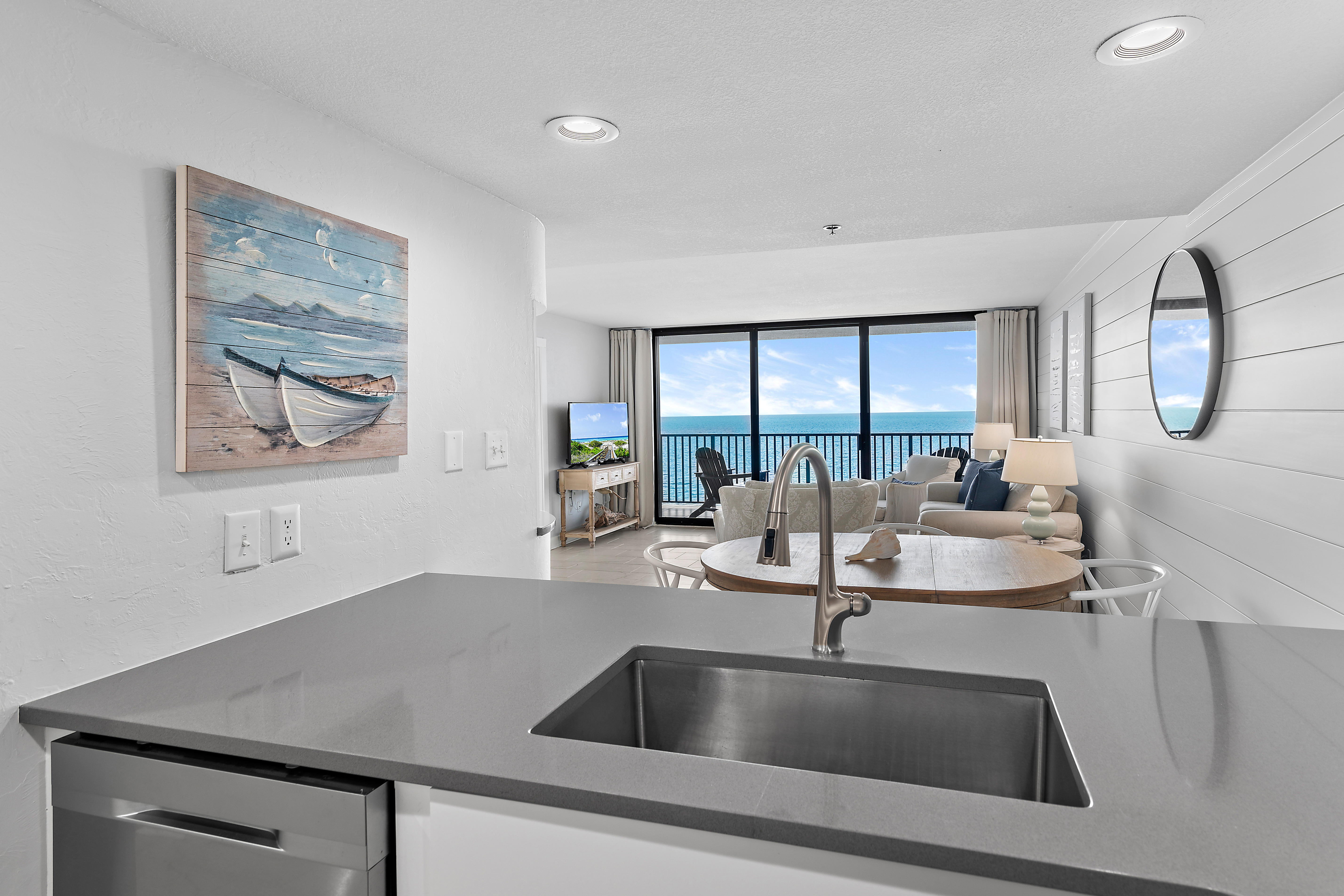  Rare Side-Porch Gulf-Front Condo In Seagrove Beach - 物件實景