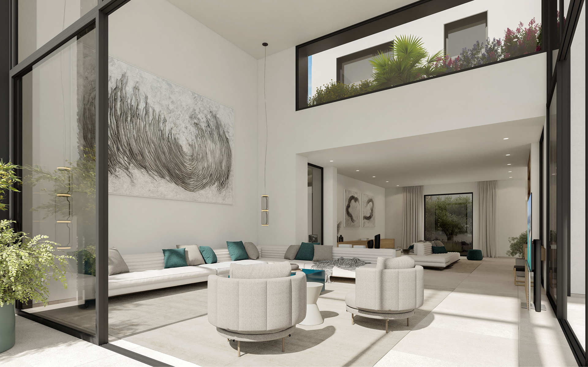  Contemporary villa with construction project and pool in Son Vida - 物件實景