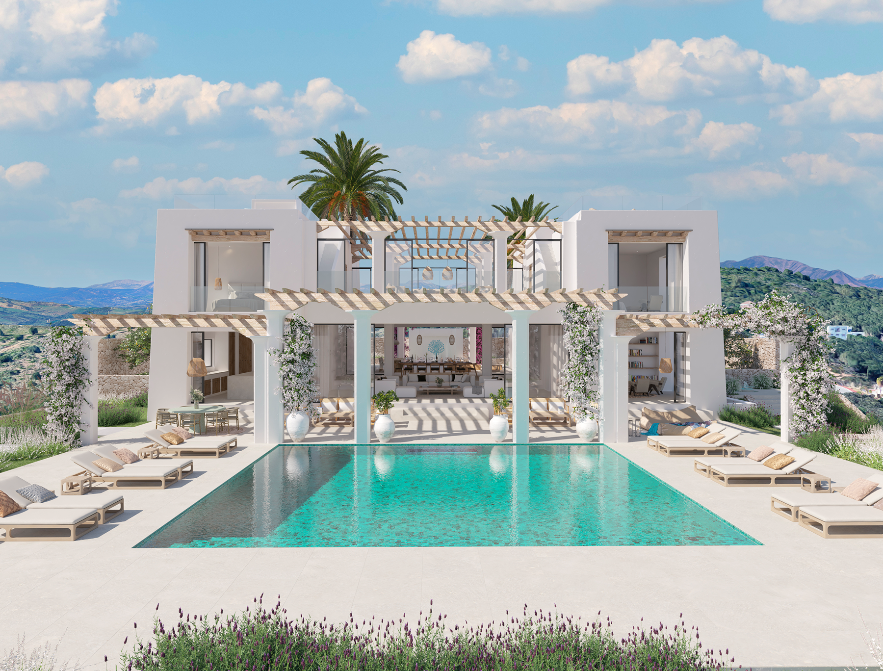  Turnkey custom villa project with panoramic views in La Reserva, Sotogrande - 物件實景