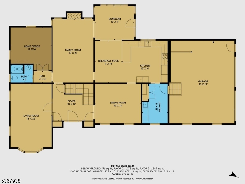 Raritan Twp., New Jersey, 08822, United States, 4 Bedrooms Bedrooms, ,3 BathroomsBathrooms,Residential,For Sale,1988299