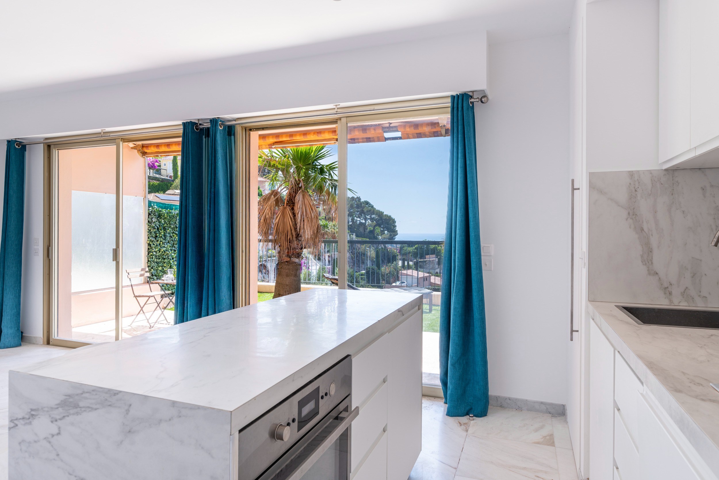  Sea view studio with private garden and large terrace in Villefranche-sur-Mer - 物件實景