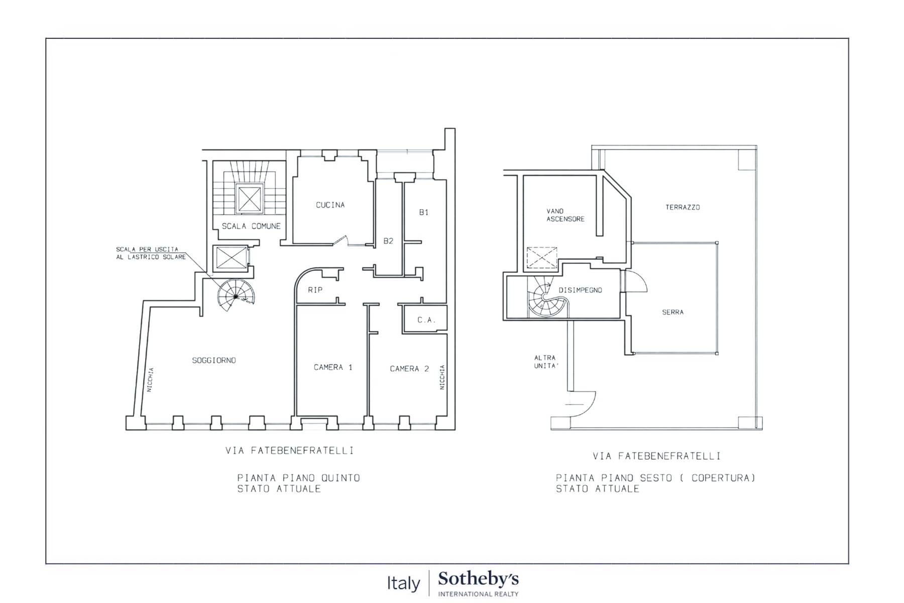  Prestigious penthouse with terrace steps from Montenapoleone - 物件實景