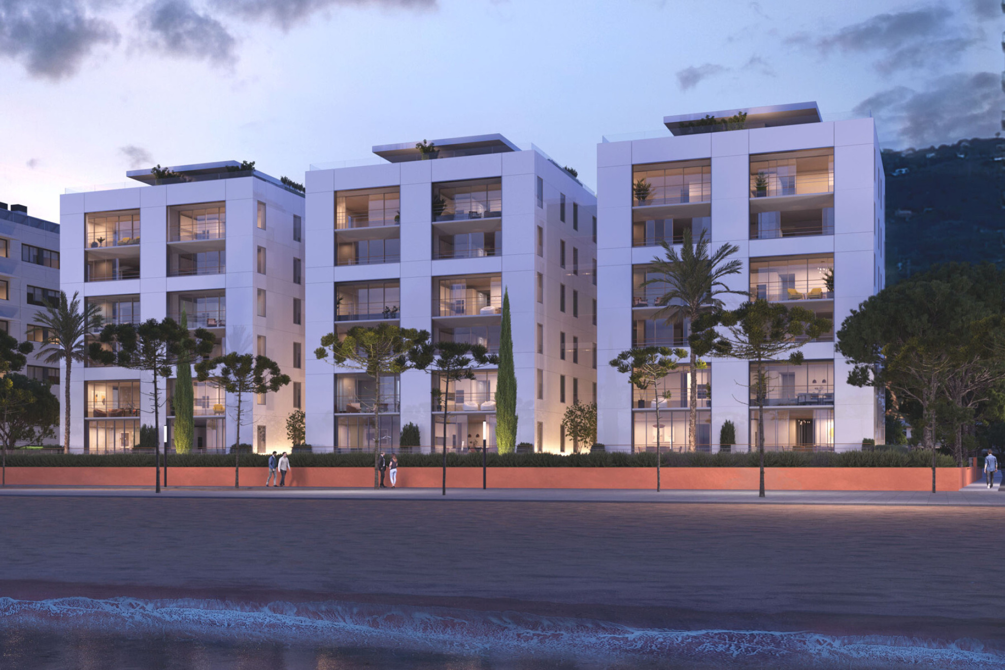  Promotion of new construction apartments on the seafront in Platja d