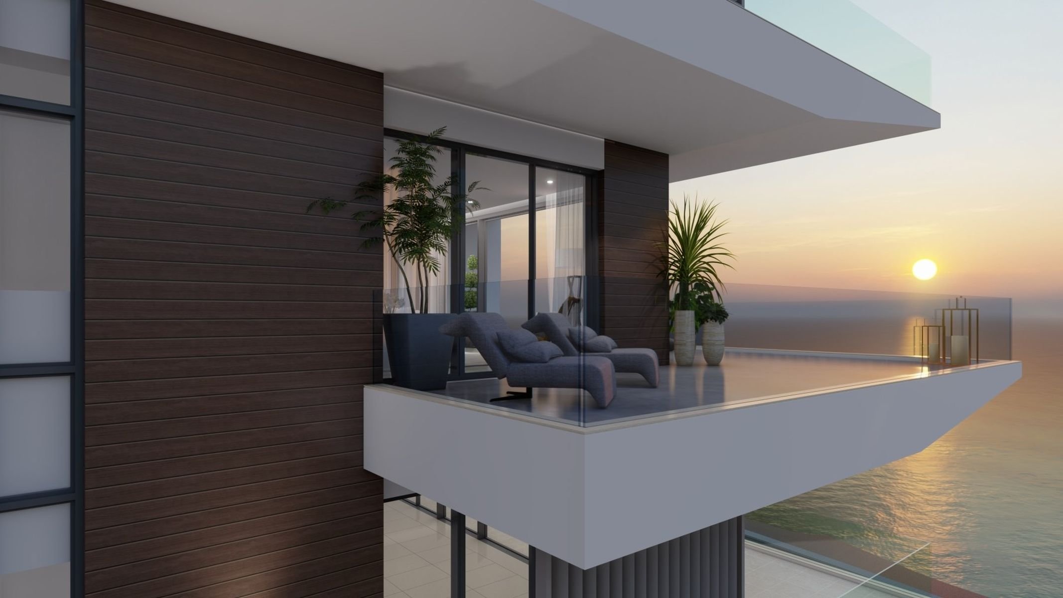  4 Bedroom Apartment with Sweeping Sea Views from the 12th Floor in Pafos - 物件實景