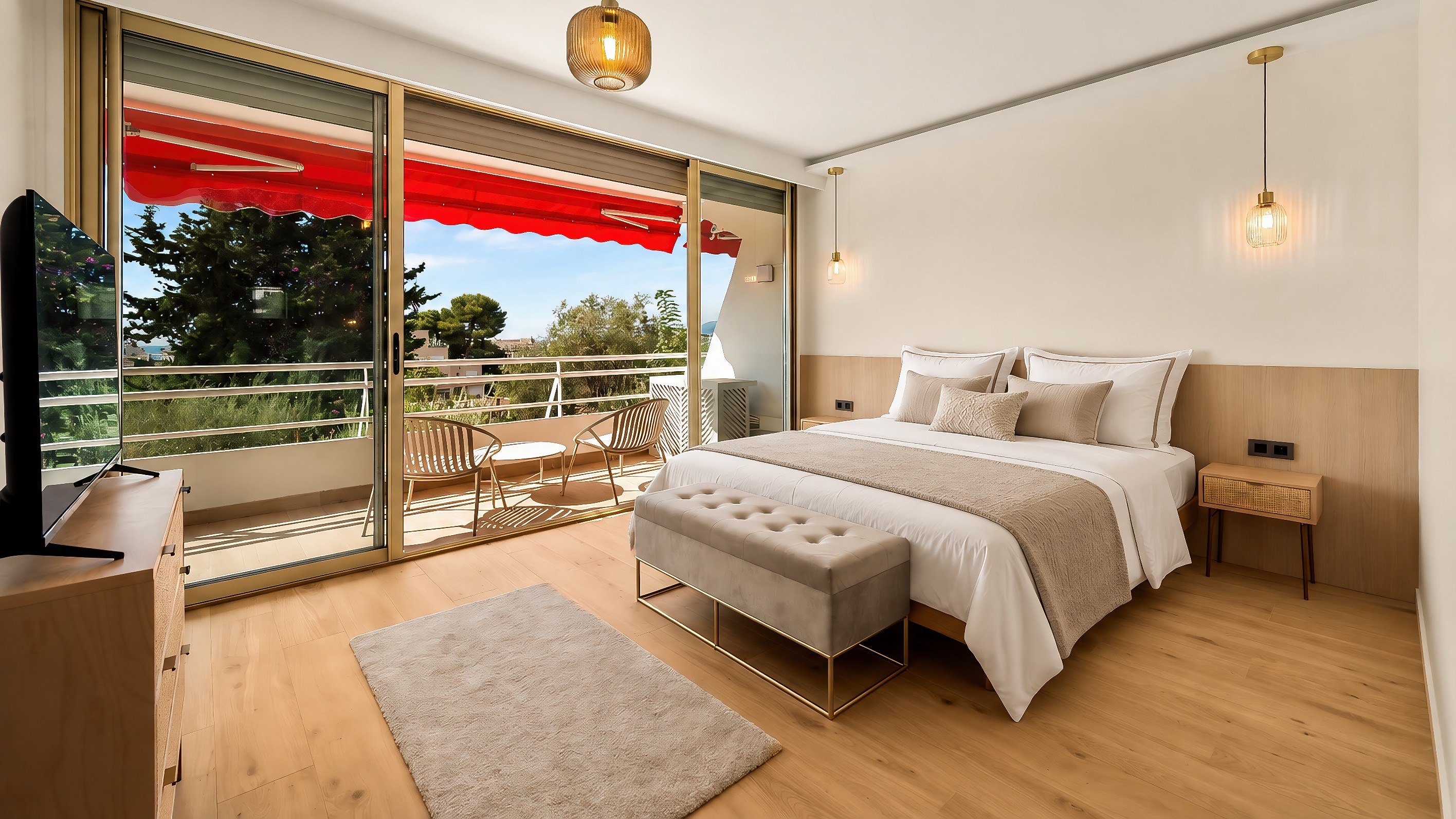  CANNES MONTFLEURY- Renovated Apartment with Open Garden Views, Close to All Ame… - 物件實景