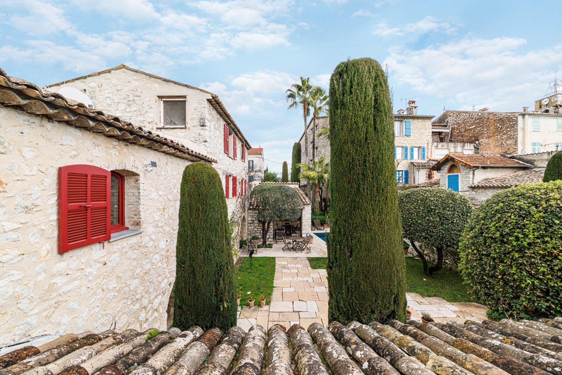  La Colle-sur-Loup, character village house with swimming pool - 物件實景