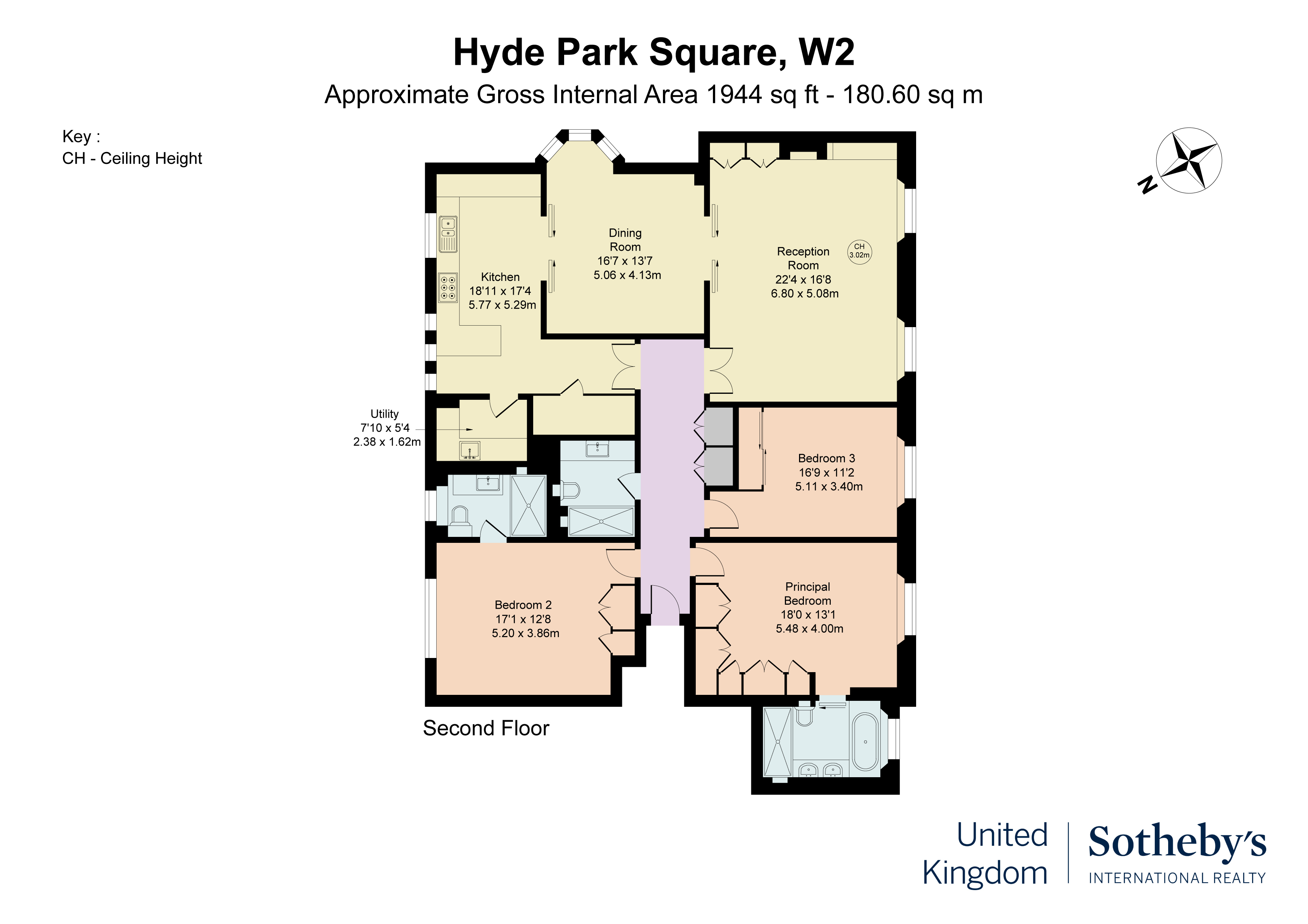 Wonderful turnkey apartment with access to Hyde Park Square