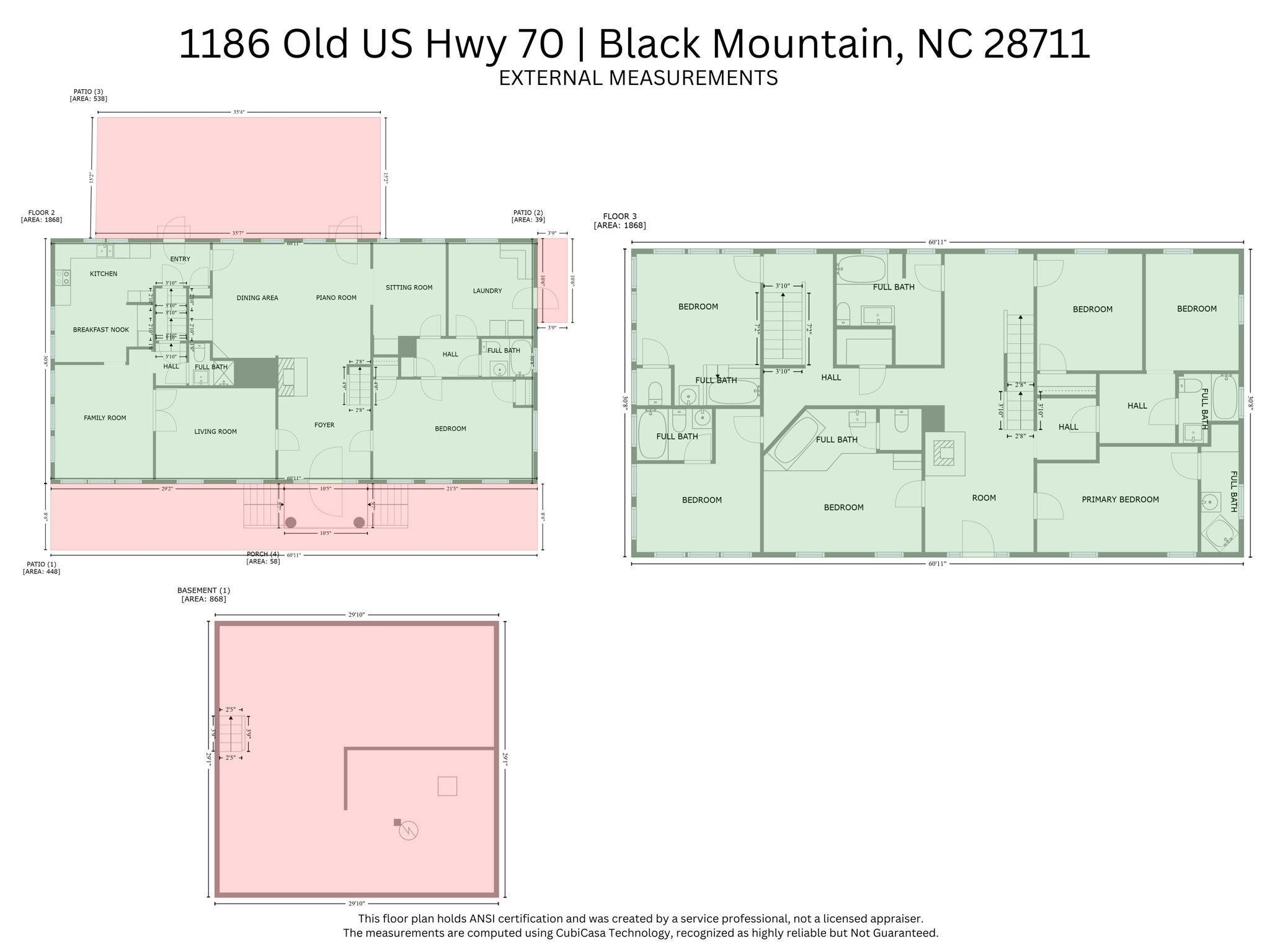 Black Mountain, North Carolina, 28711, United States, 7 Bedrooms Bedrooms, ,9 BathroomsBathrooms,Residential,For Sale,1974743