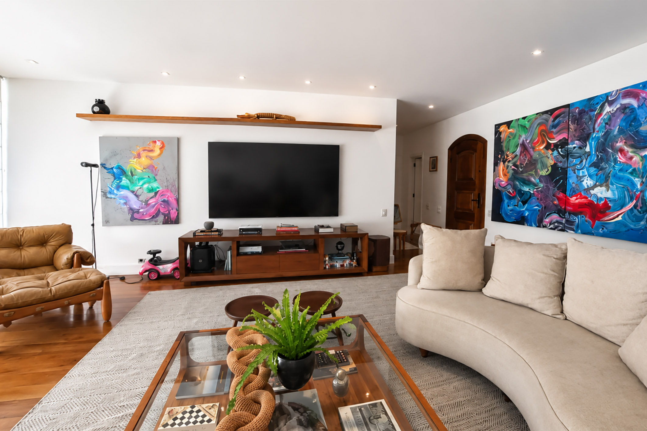  Apartment with terrace and partial ocean views on a coveted street in Ipanema - 物件實景