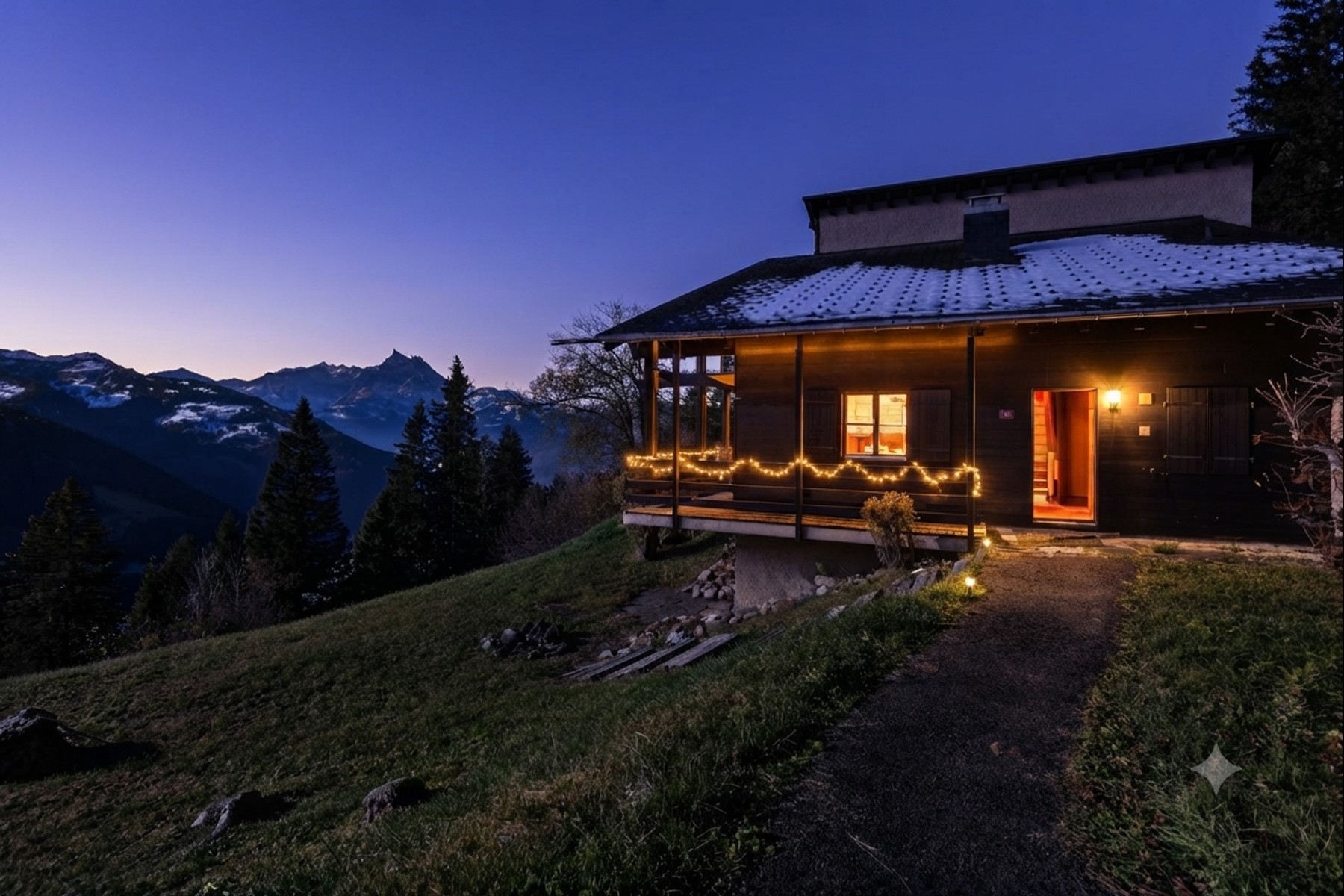  Semi-detached 4-bedroom triplex chalet located 200m from the ski lift - 物件實景
