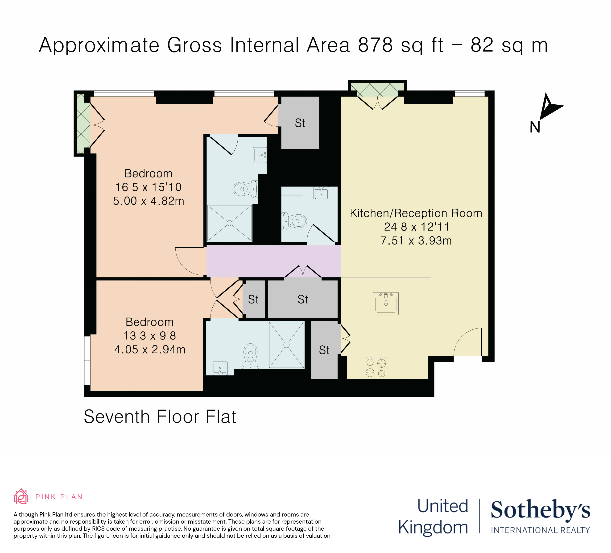 Beautifully finished seventh floor apartment in the heart of Mayfair 