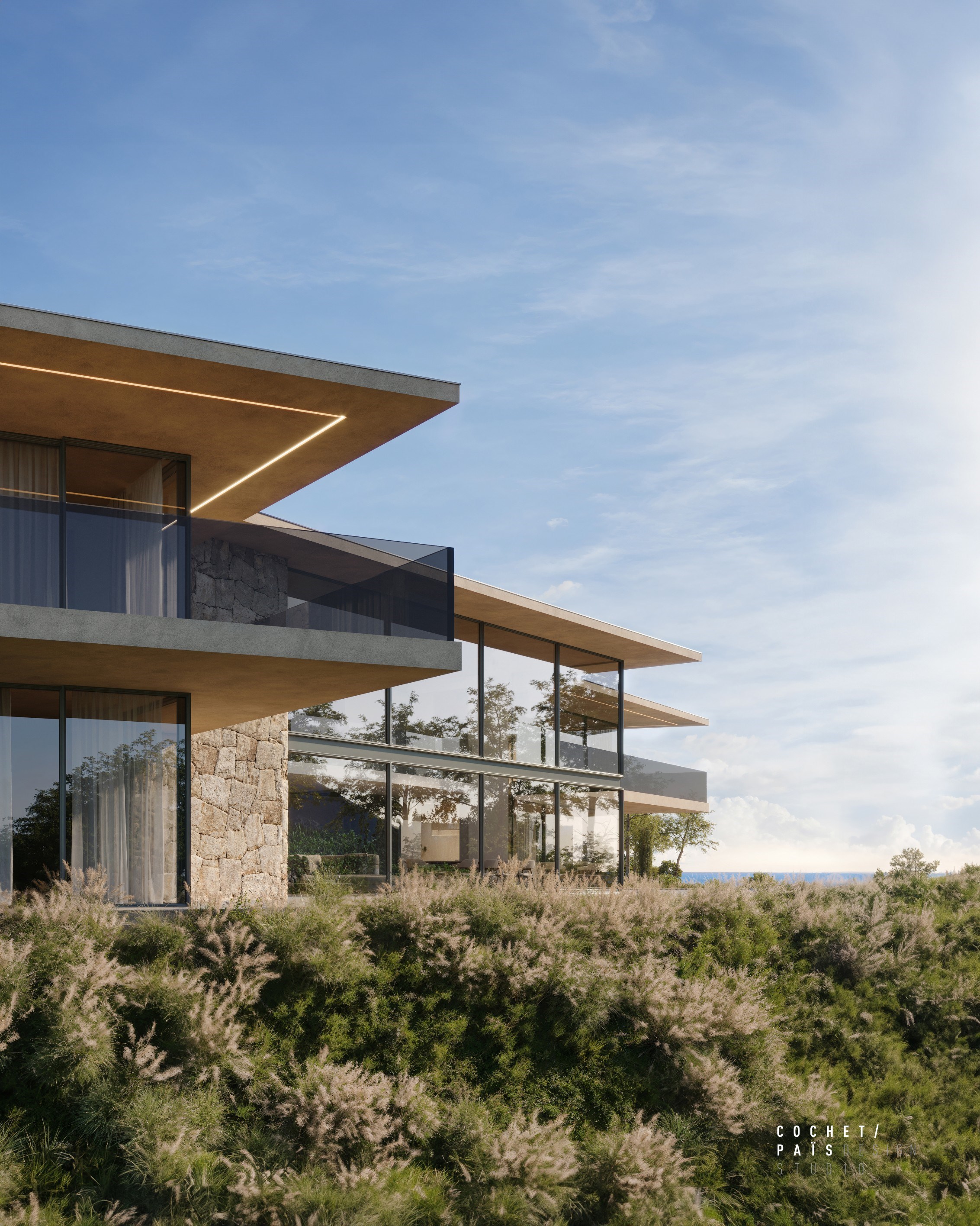  Sea view villa with approved renovation permit in Théoule-sur-Mer - 物件實景
