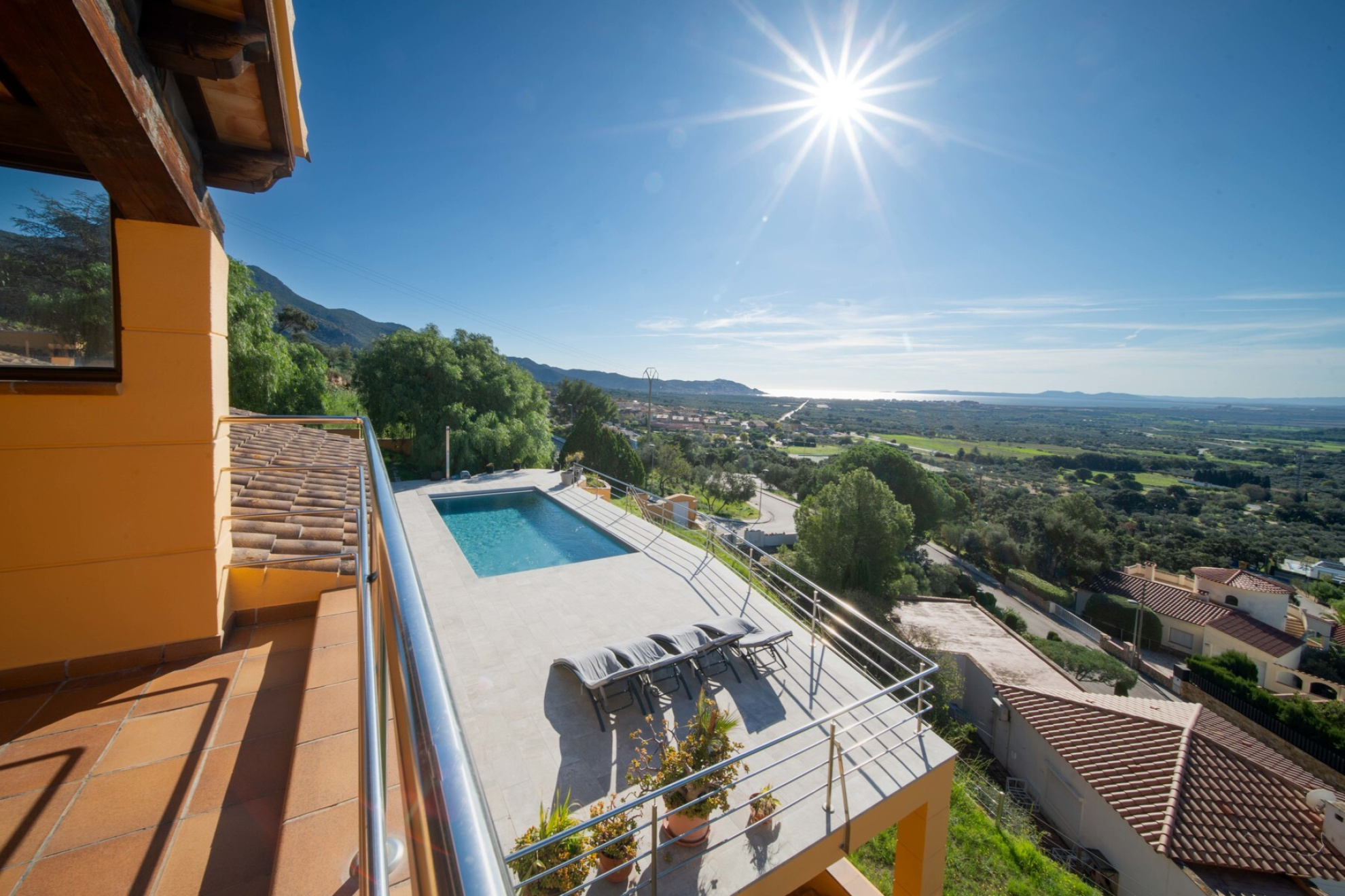  Luxury property with panoramic views, pool and spa - Palau Saverdera - 物件實景