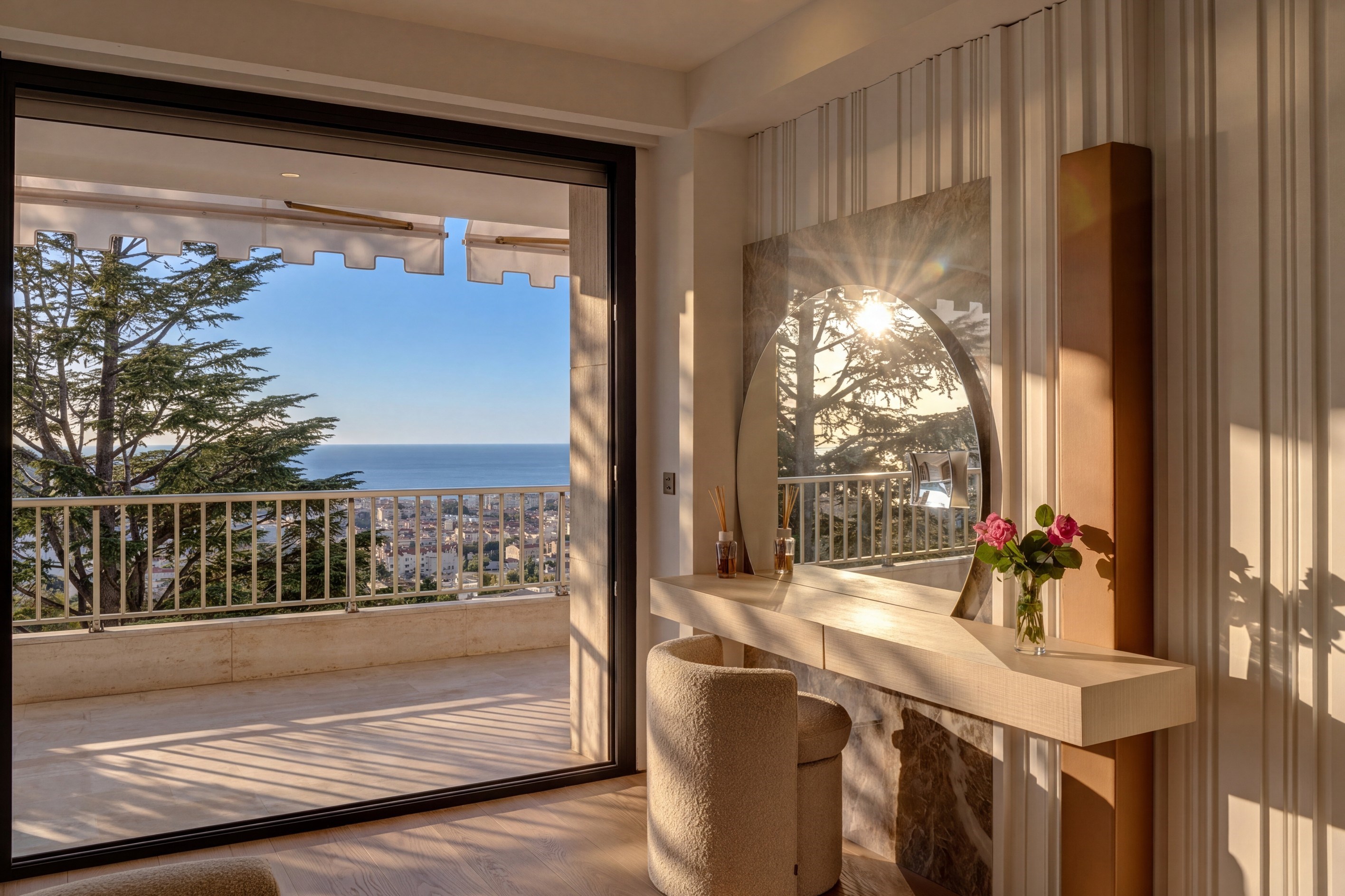  La Californie - Sea-view apartment in a secure residence with private shuttle s… - 物件實景