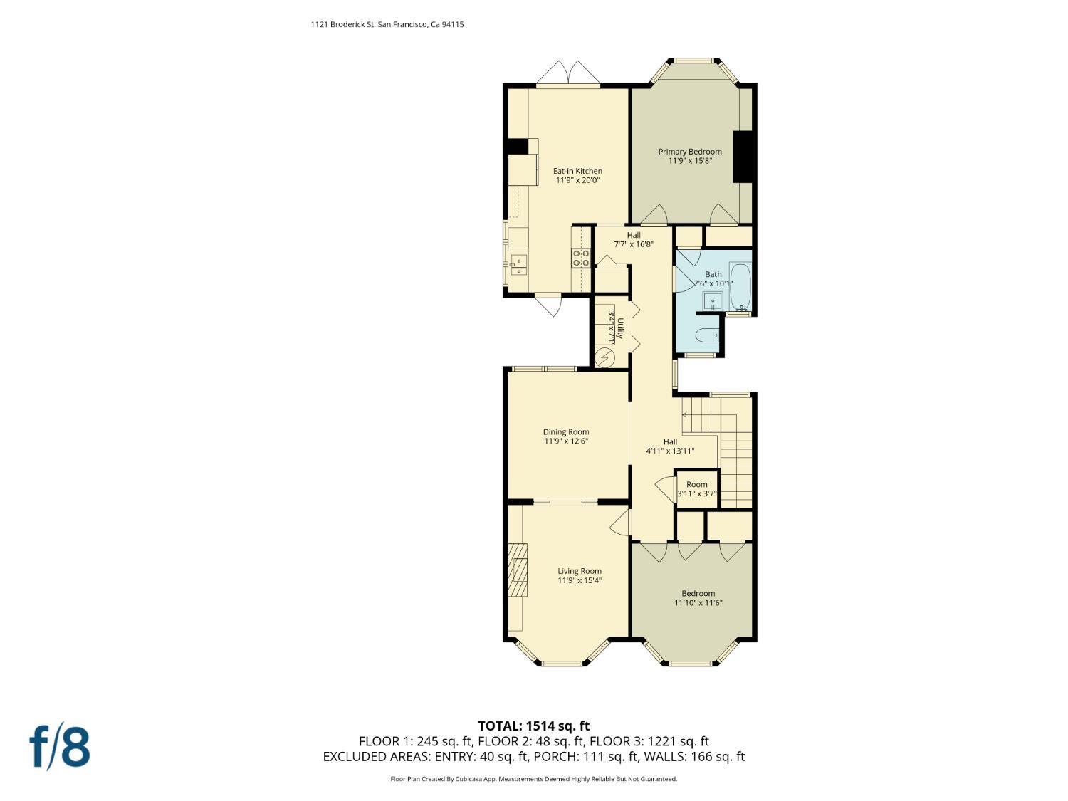 San Francisco, California, 94115, United States, 3 Bedrooms Bedrooms, ,1 BathroomBathrooms,Residential,For Sale,1992126