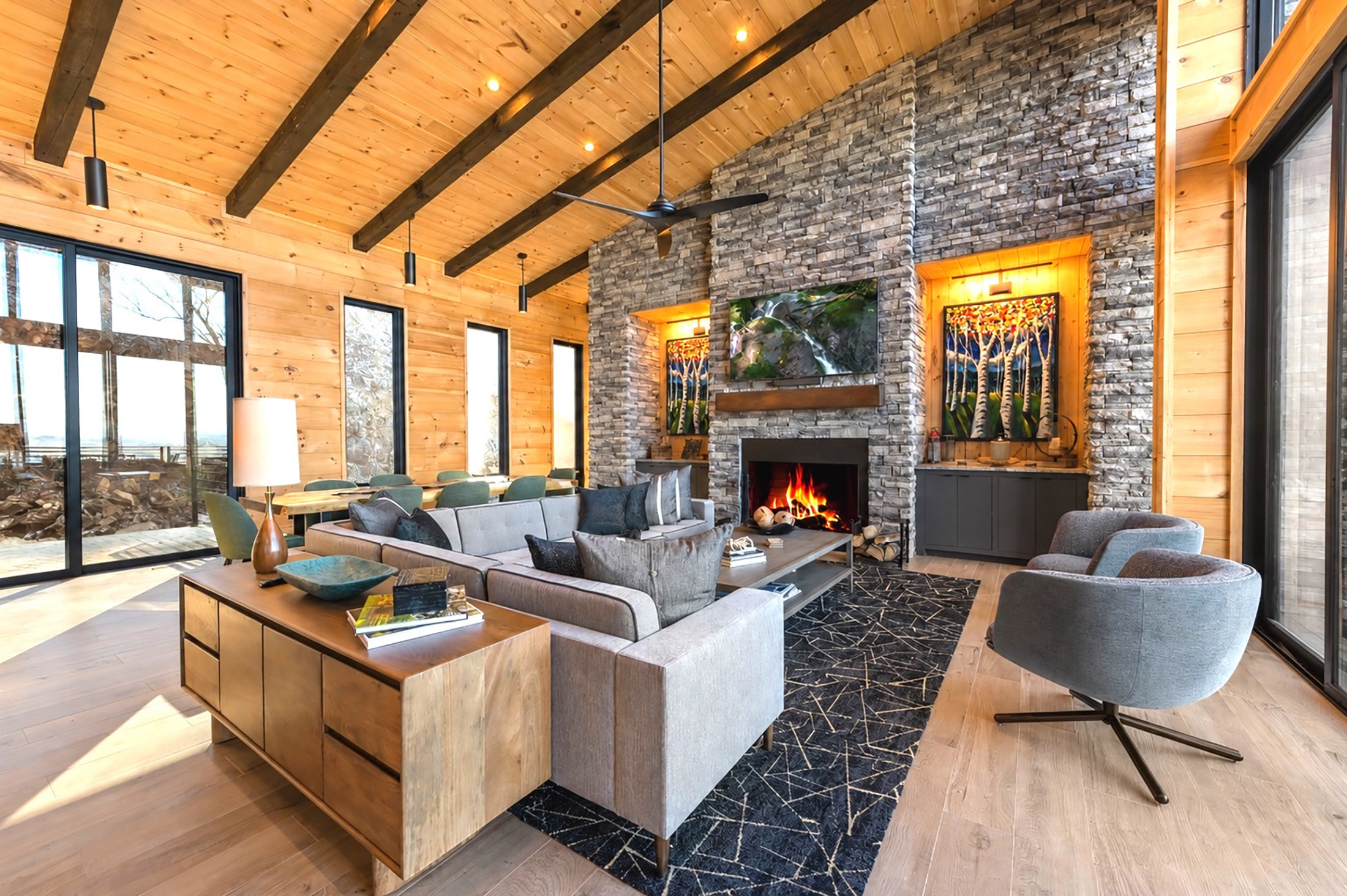  Contemporary Architectural Estate Overlooking Blue Ridge Lake - 物件實景