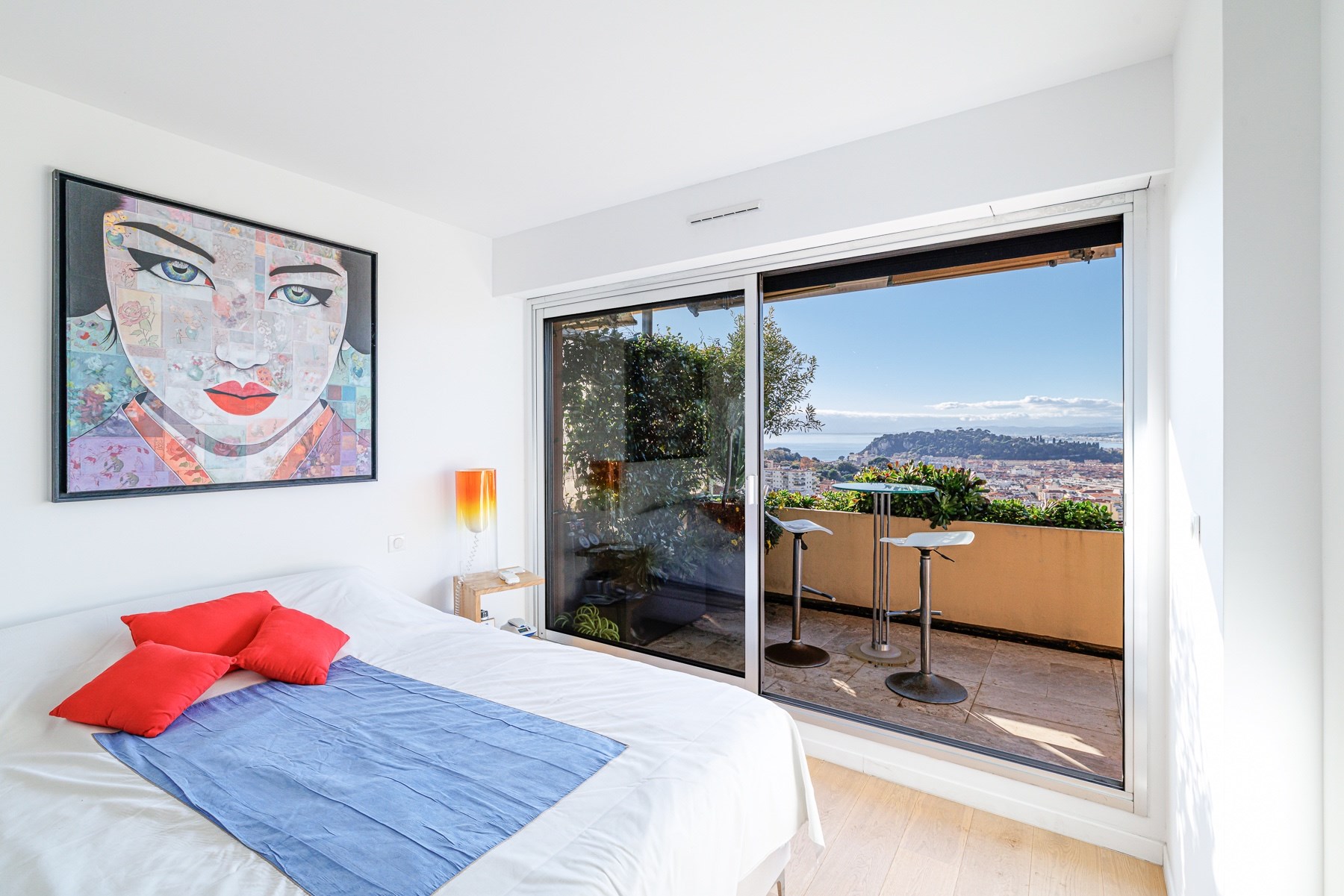  Top-floor 3-bedroom apartment with sea view and terrace, Mont-Alban, Nice - 物件實景