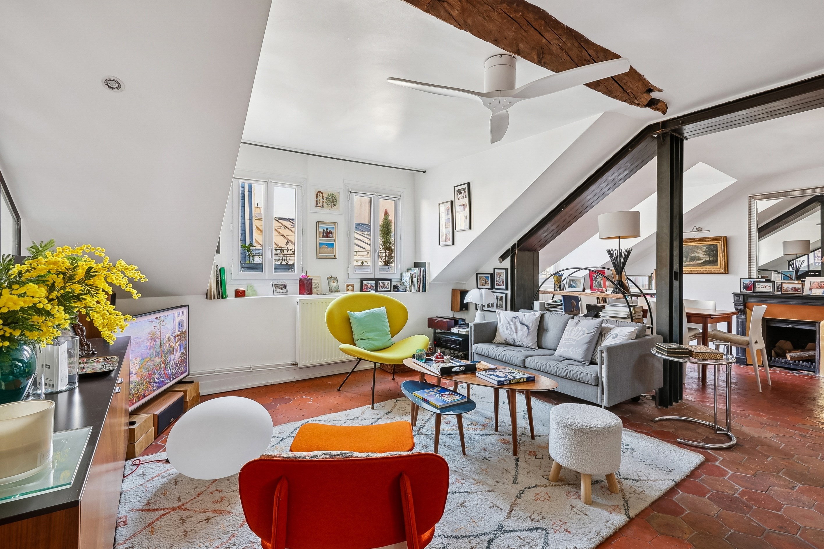 Paris 4th - Ile Saint-Louis - Top floor duplex apartment - 物件實景