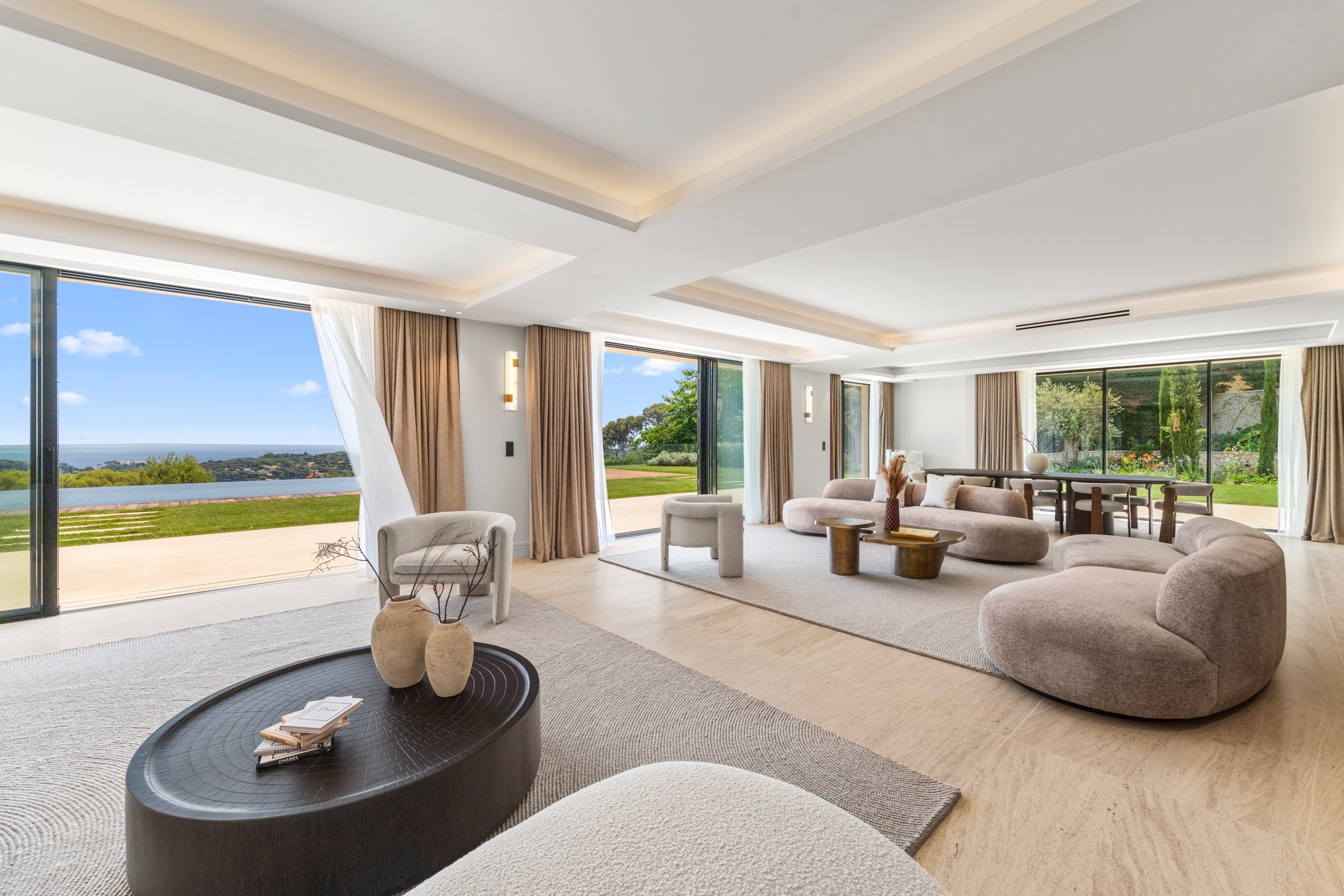  Contemporary villa with panoramic sea views for sale in Nice Mont Boron - 物件實景