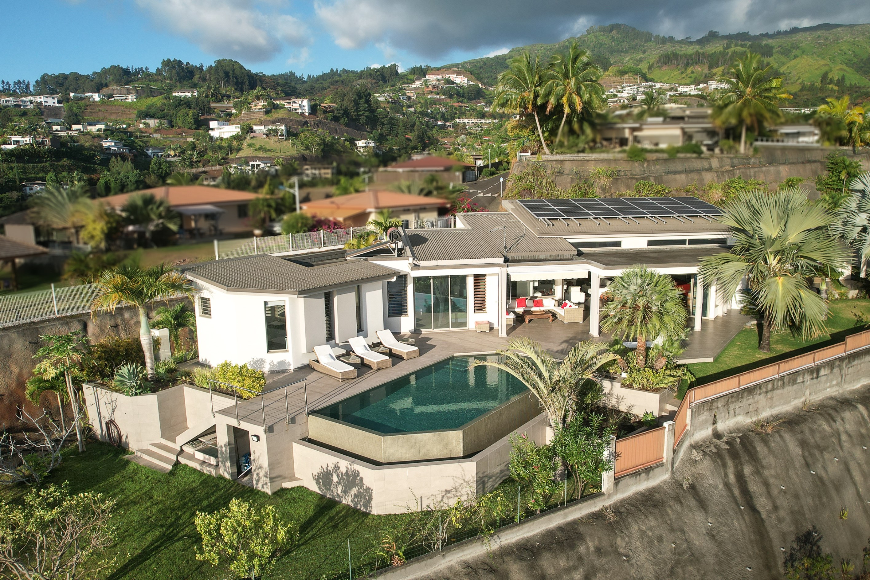  Tahiti - Punaauia - Exceptional contemporary villa with 180° views of Moorea an… - 物件實景