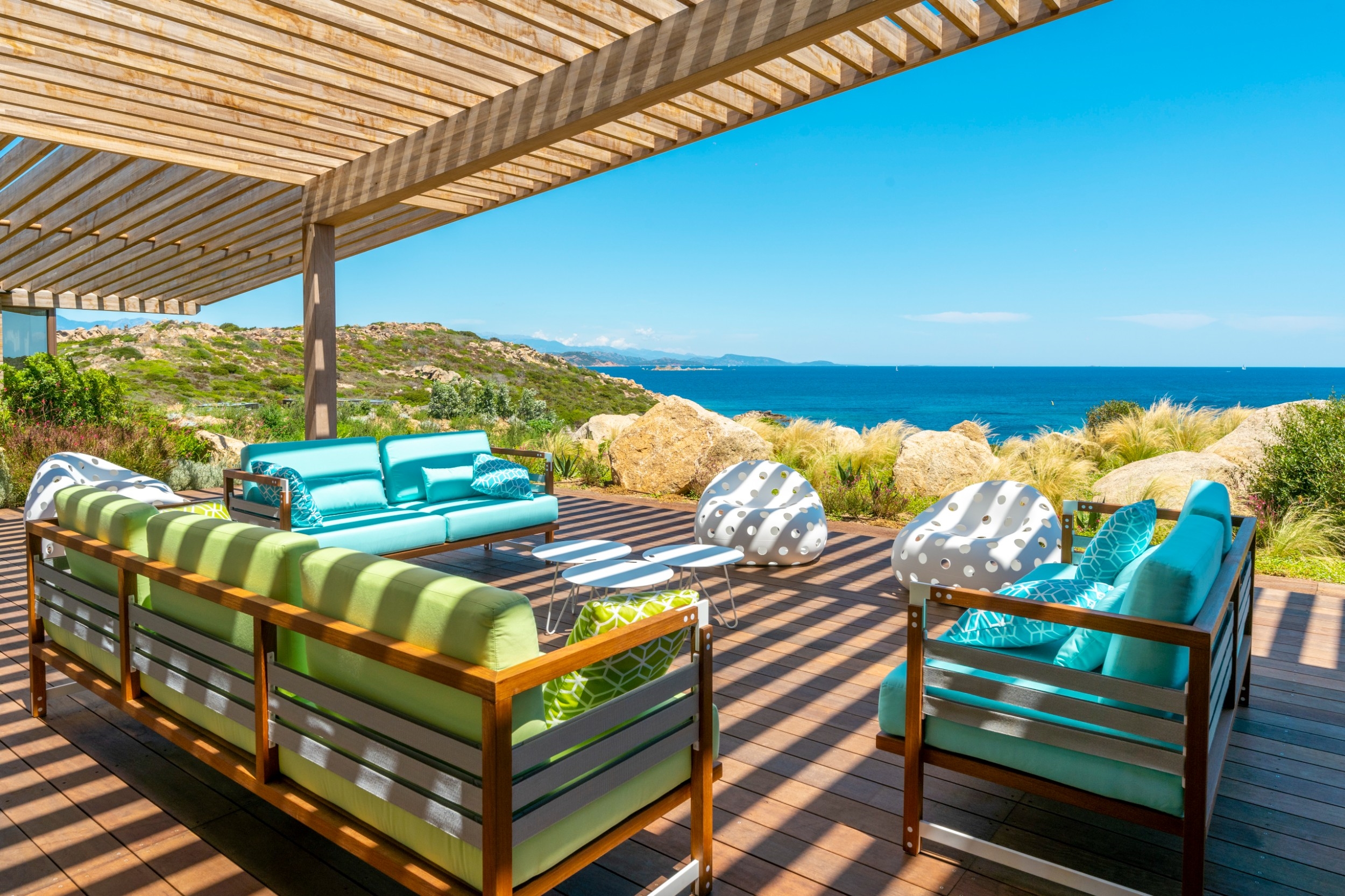  FOR SALE : Exceptional contemporary property - Panoramic sea view - Cavallo isl… - 物件實景
