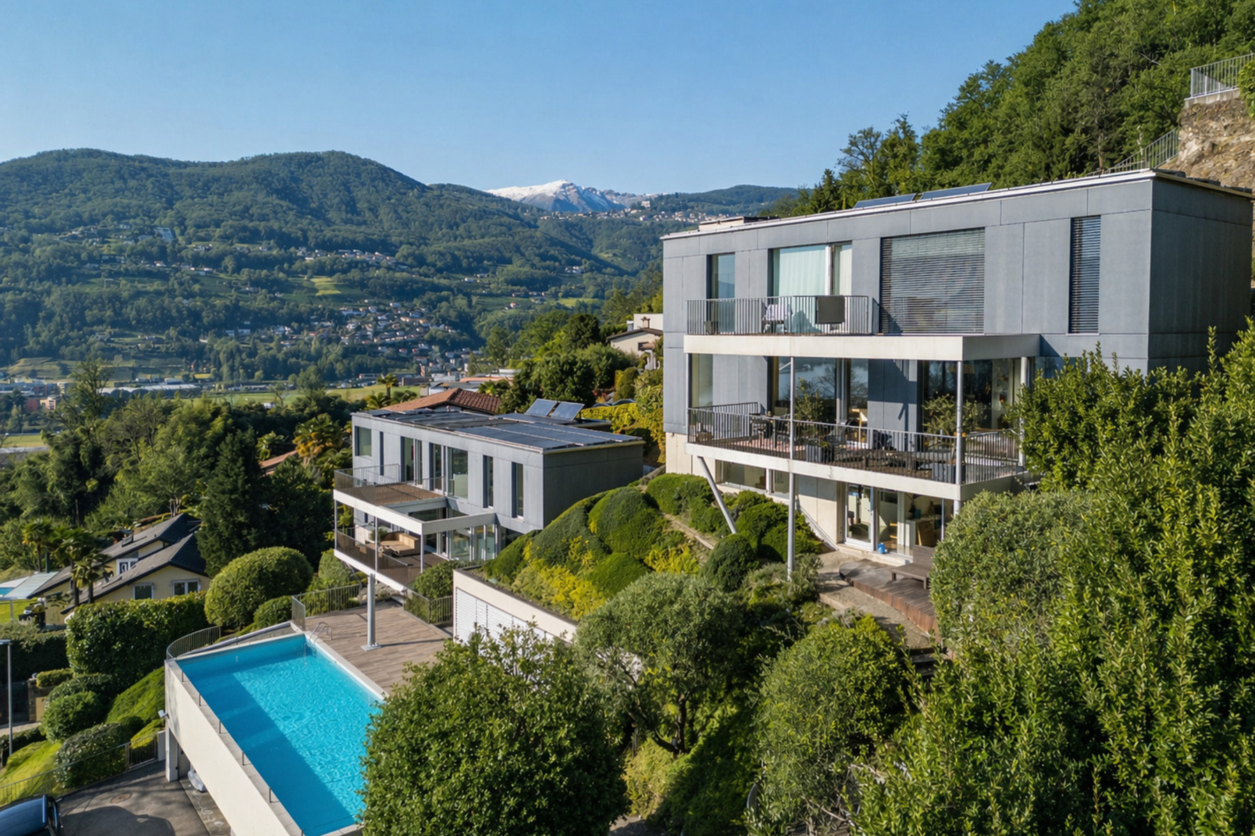  Twin Lake Residence - Modern Villa on Lake Lugano - 物件實景