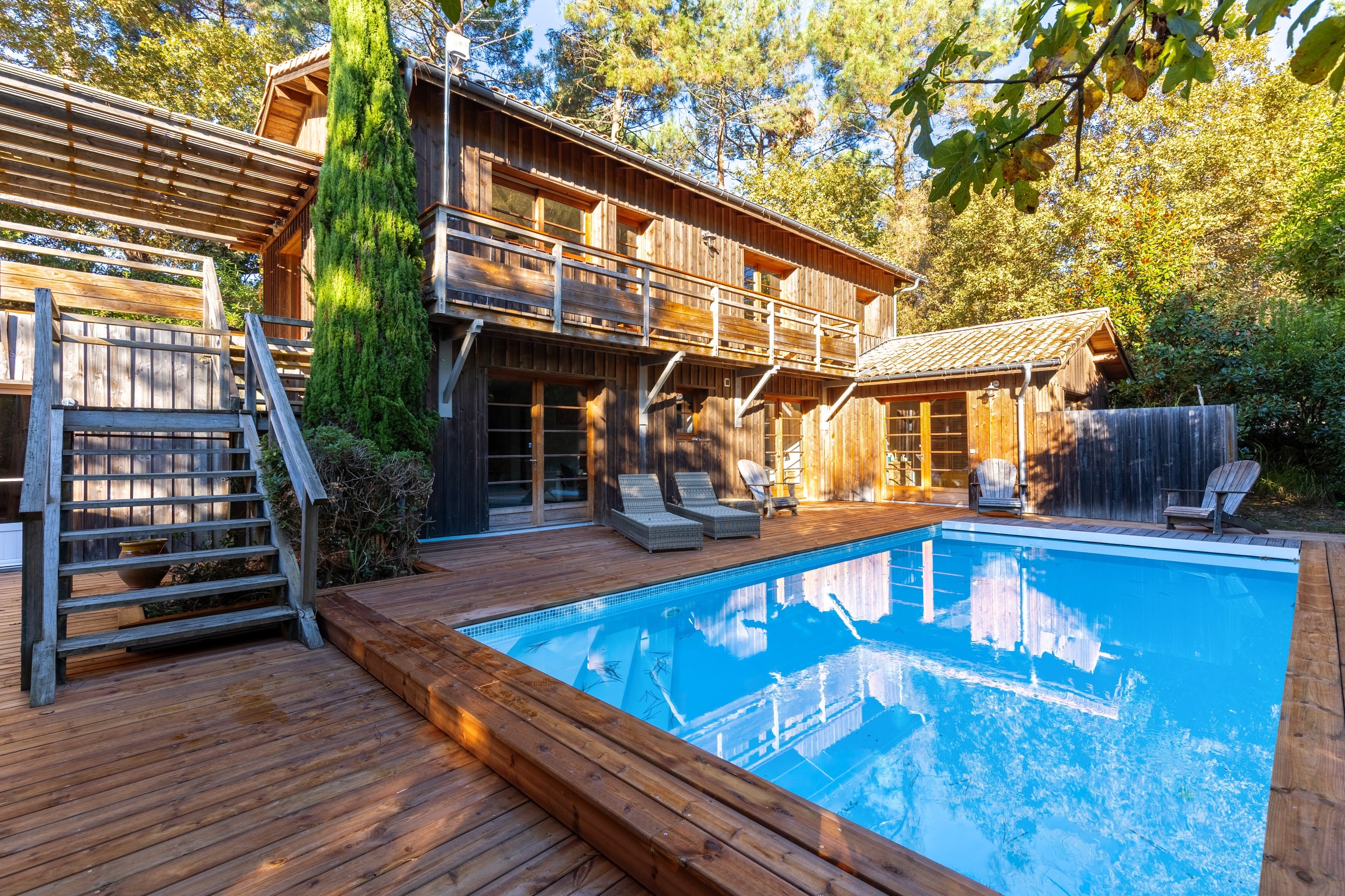  BISCARROSSE GOLF - MAGNIFICIENT WOODEN VILLA - 物件實景